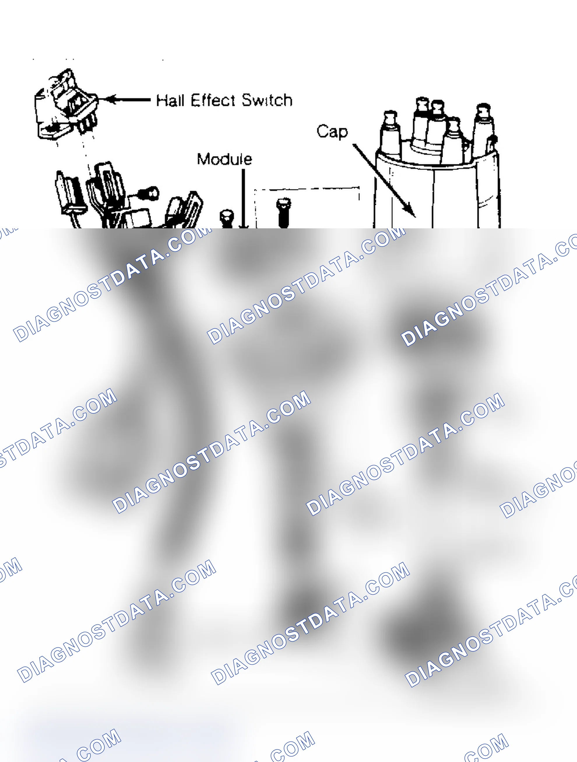 Scheme 11: HEI-EST Distributor With Sealed Connector Ignition coil is external (not shown).