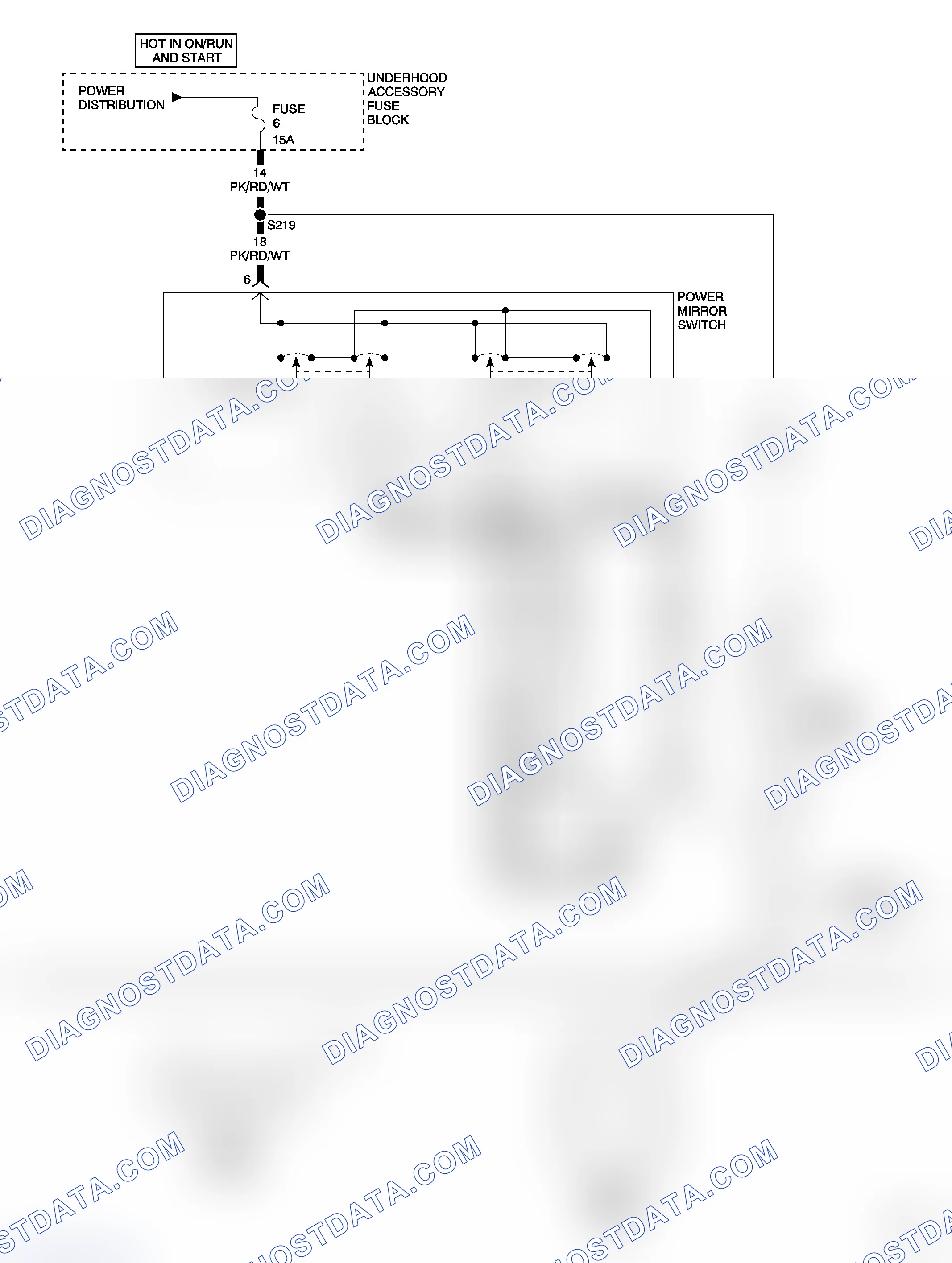 Scheme 22: *RIGHT POWER MIRROR INOPERATIVE