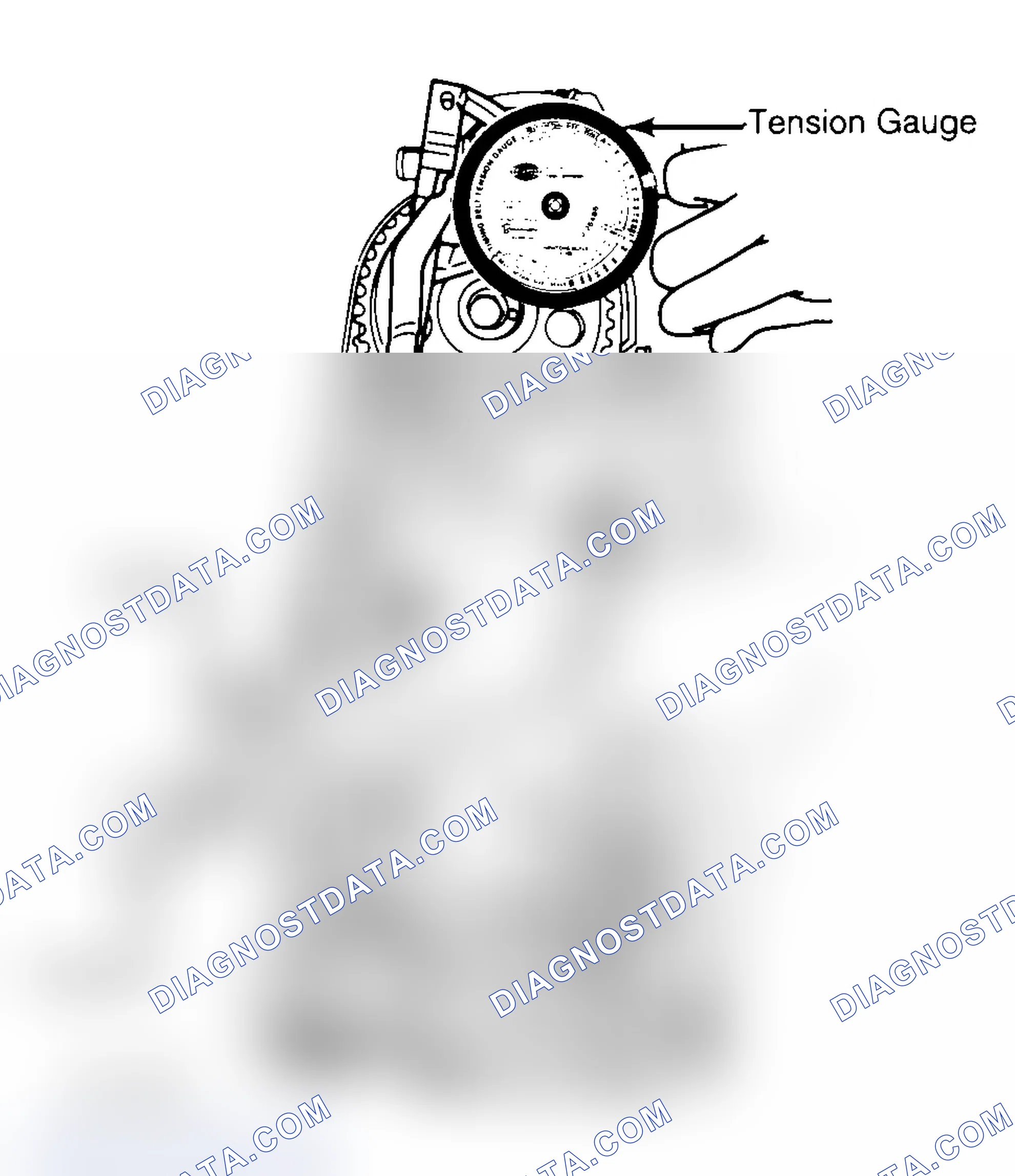 Scheme 28: Adjusting Typical Timing Belt Tension
