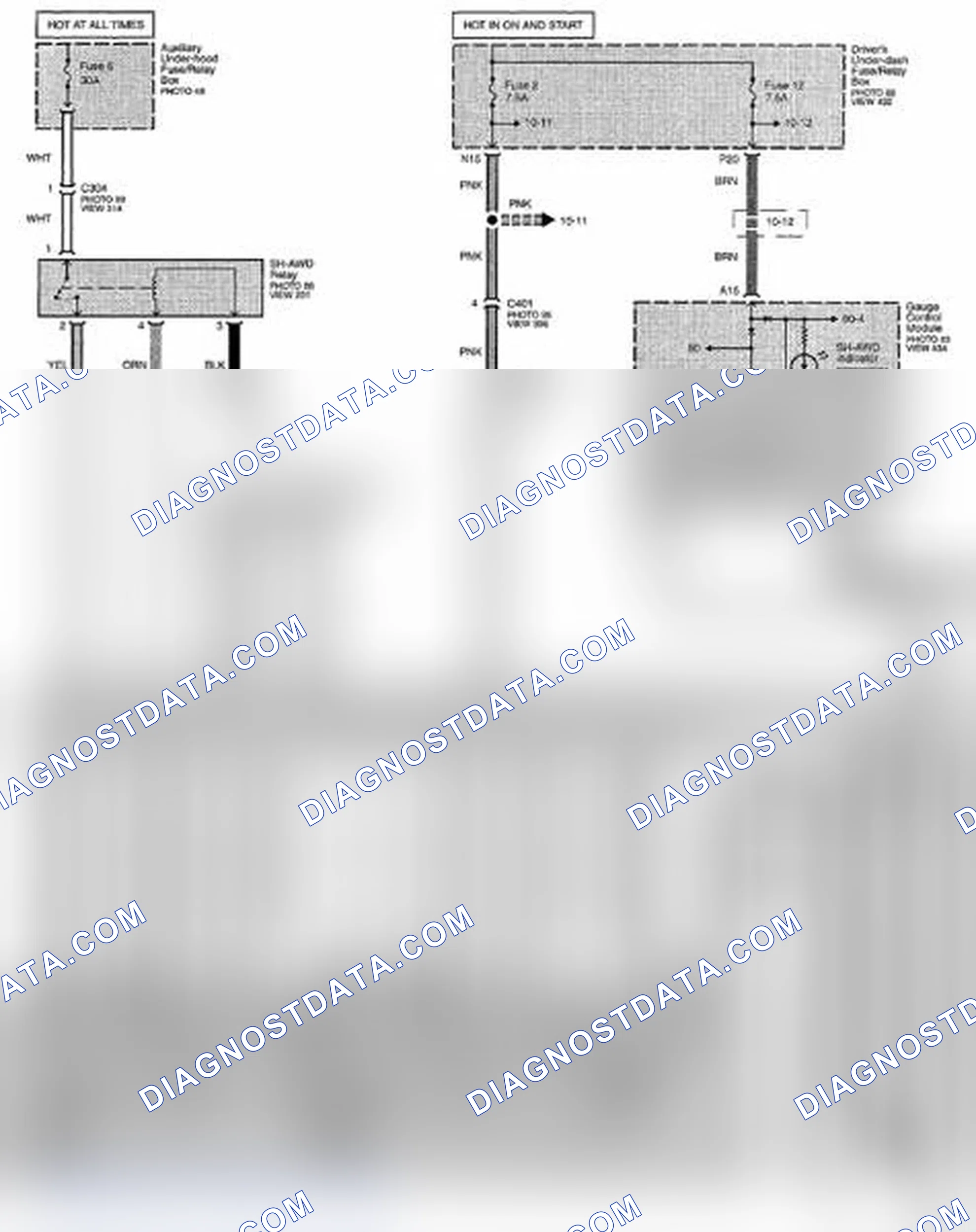 Scheme 166: Super Handling All-wheel Drive Circuit Diagram (Page 37)