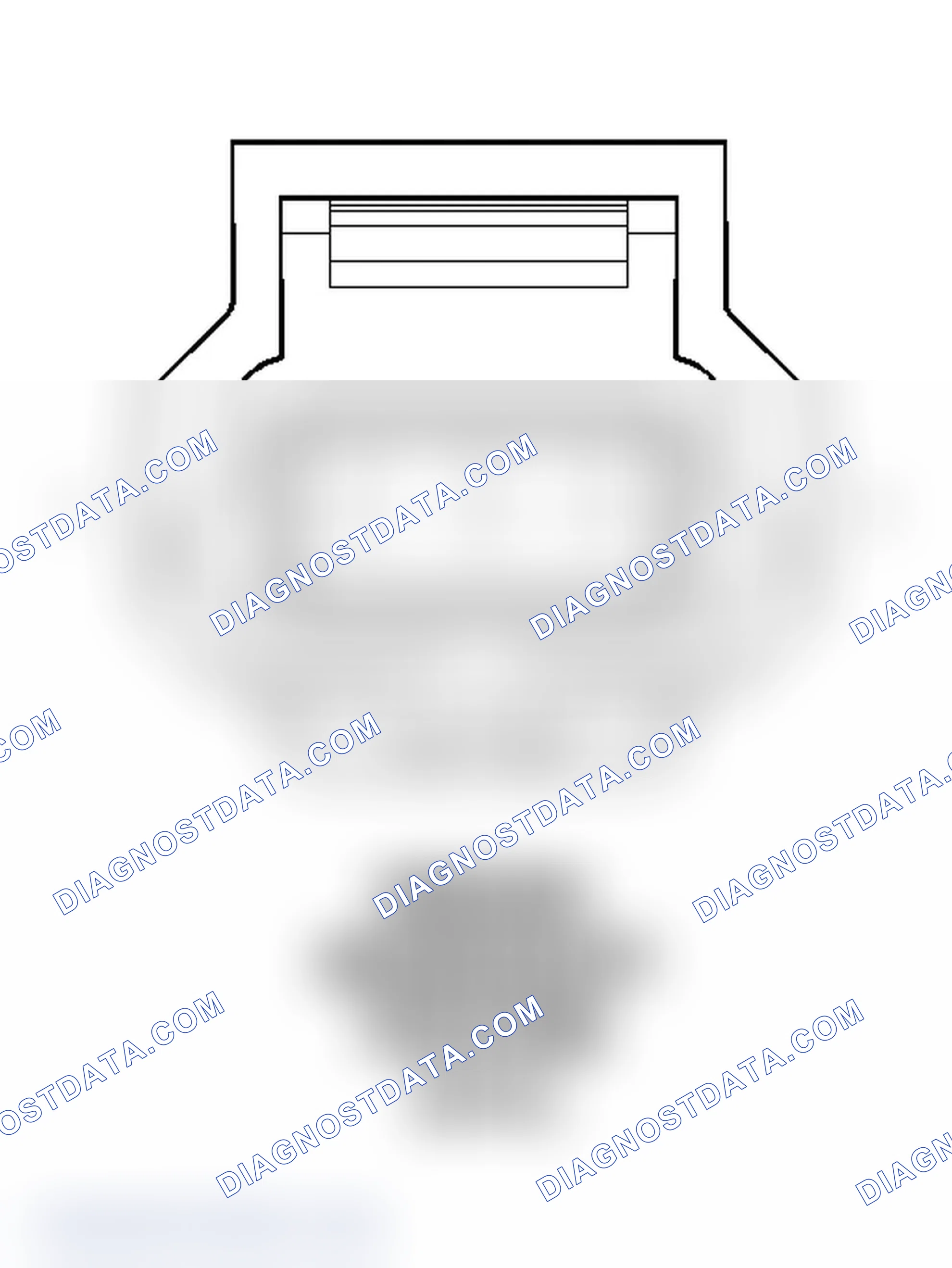 Scheme 51: Crankshaft Position Sensor (3.7L) Connector End View