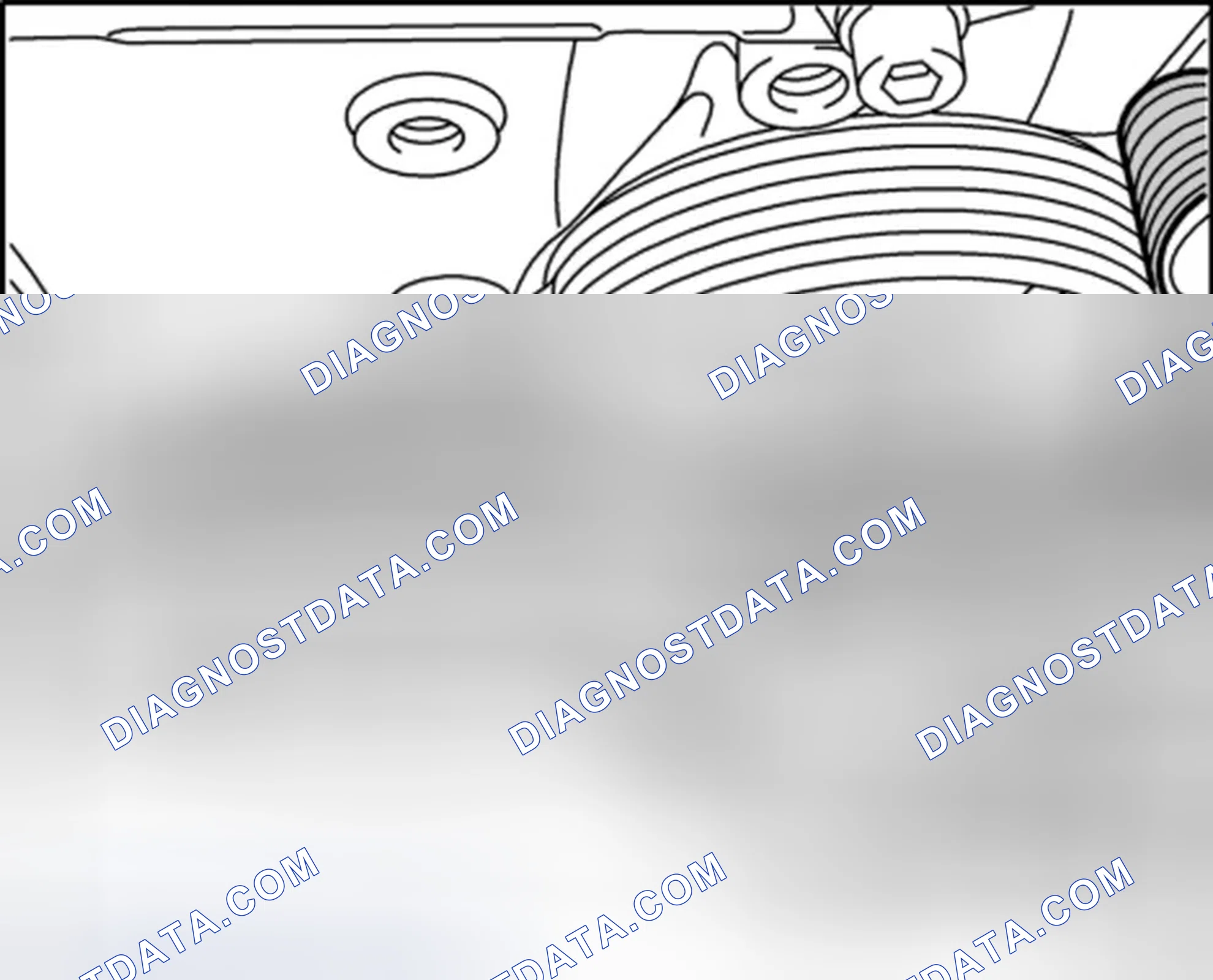 Scheme 64: Removing coolant pump