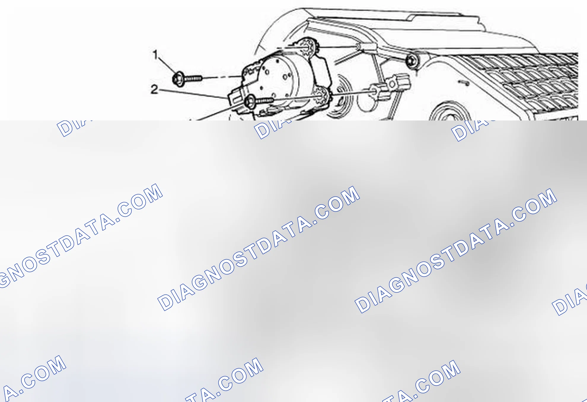 Scheme 103: Air Inlet Valve Actuator Replacement - Left Side