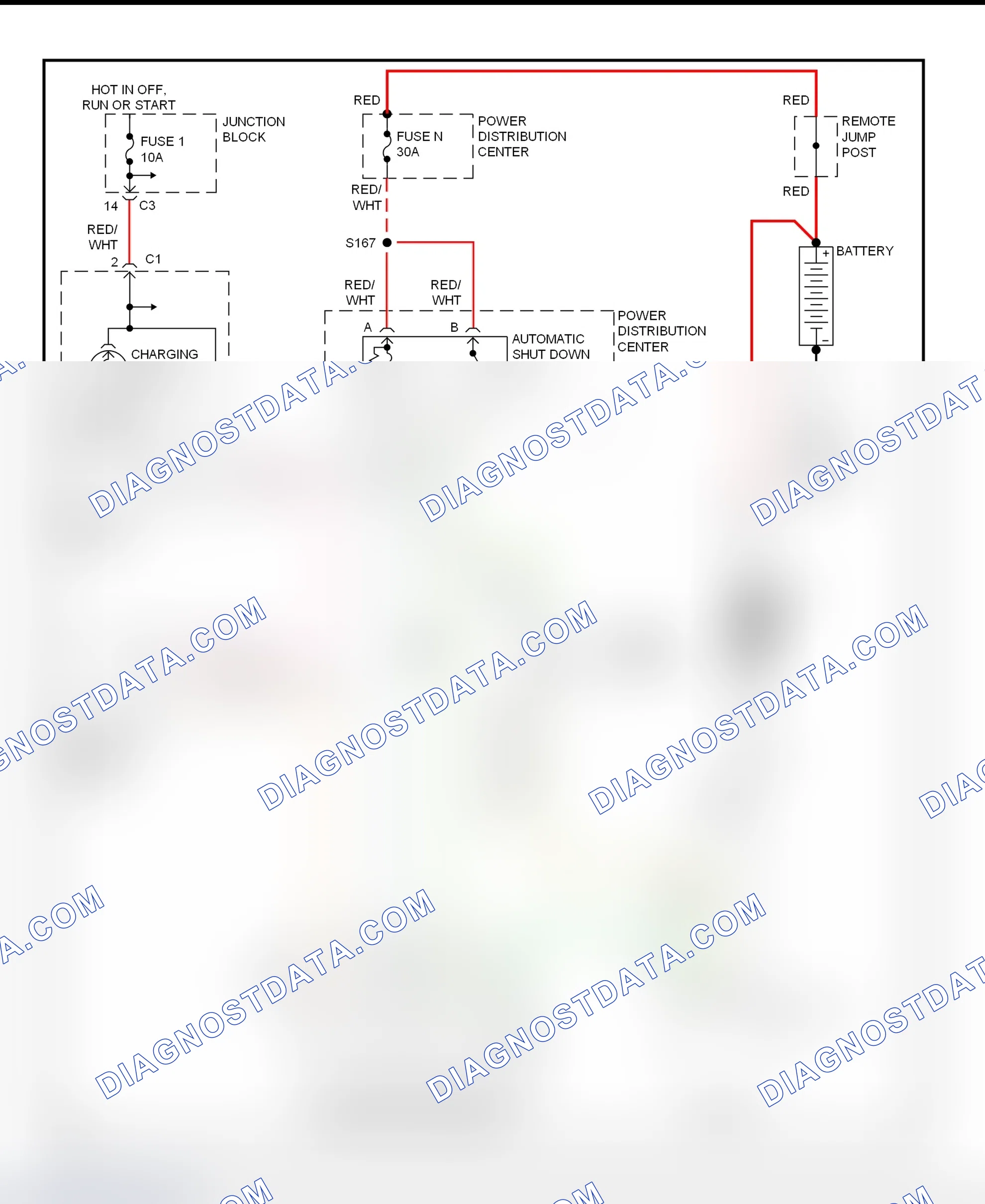 Scheme 3: Charging System Wiring Diagram (Concorde, Intrepid, LHS & 300M)
