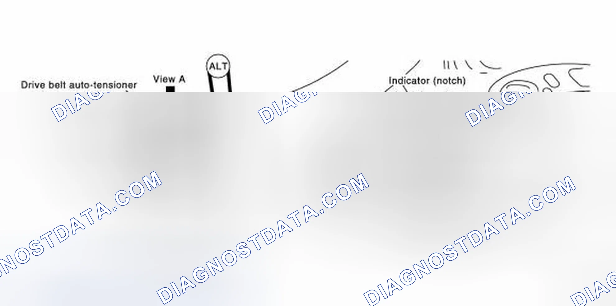 Fig. 22: Checking Drive Belts