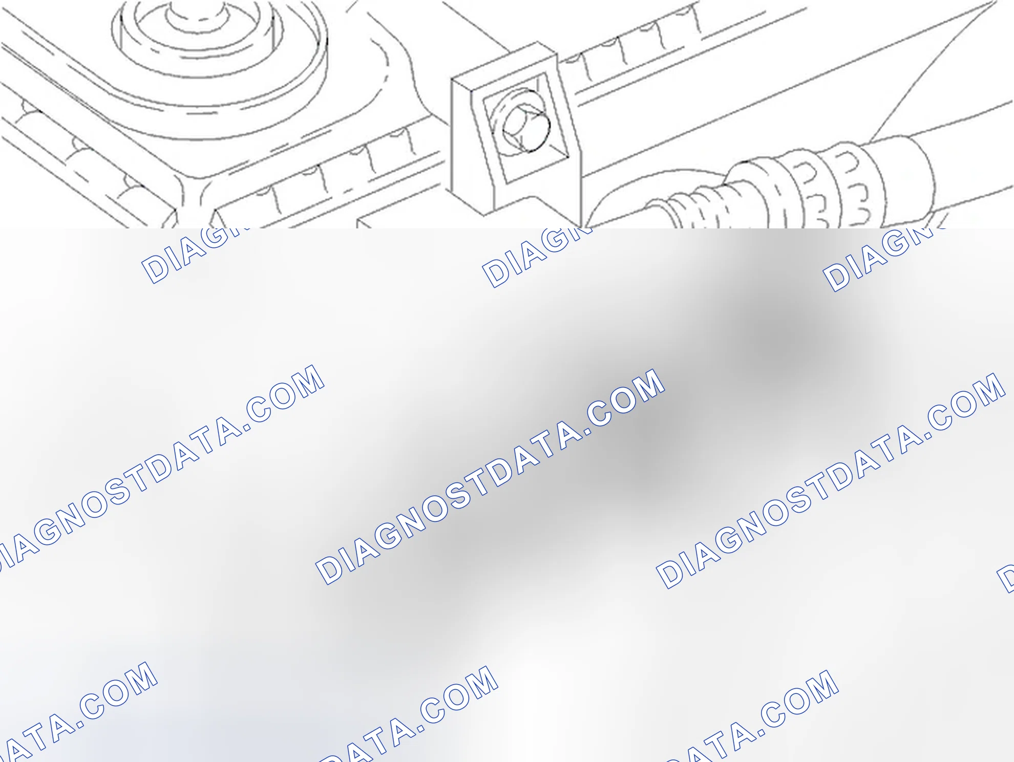 Scheme 125: Removing the vacuum hose from the canister purge (CP) valve