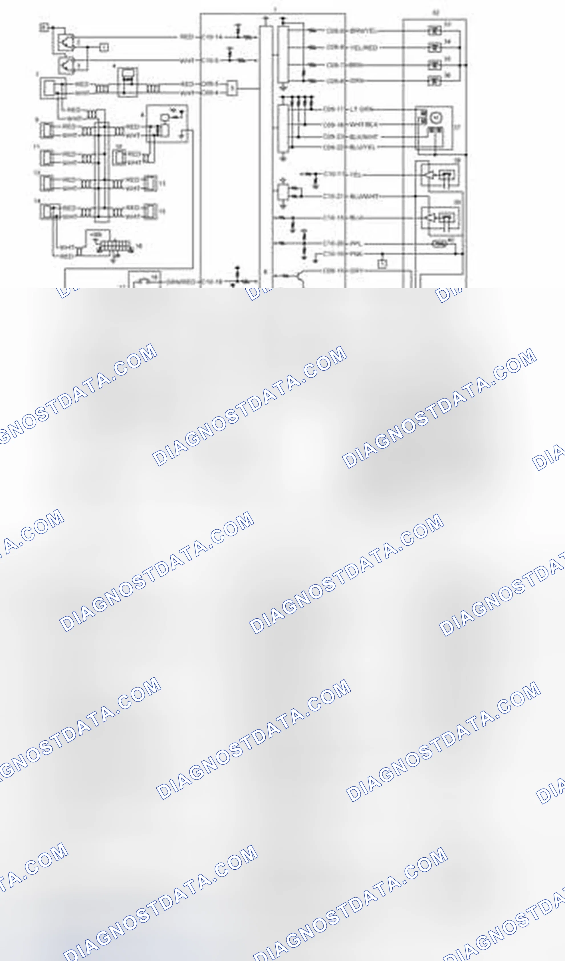 Scheme 99: Transmission Control Module (TCM) Wiring Diagram