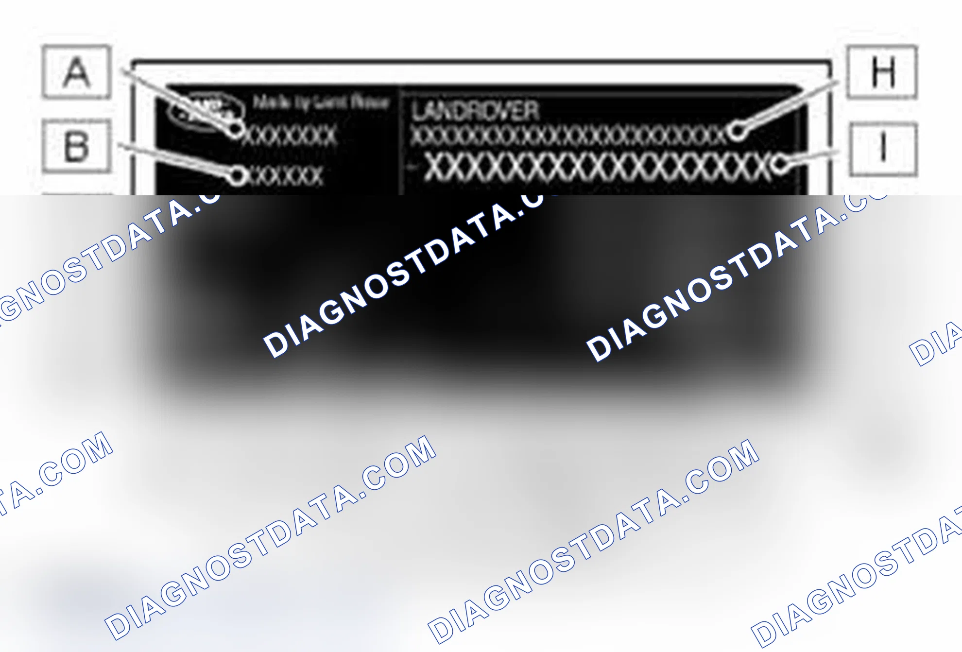 Scheme 5: BONNET LOCKING PLATFORM VIN PLATE - NOT NAS/CANADA