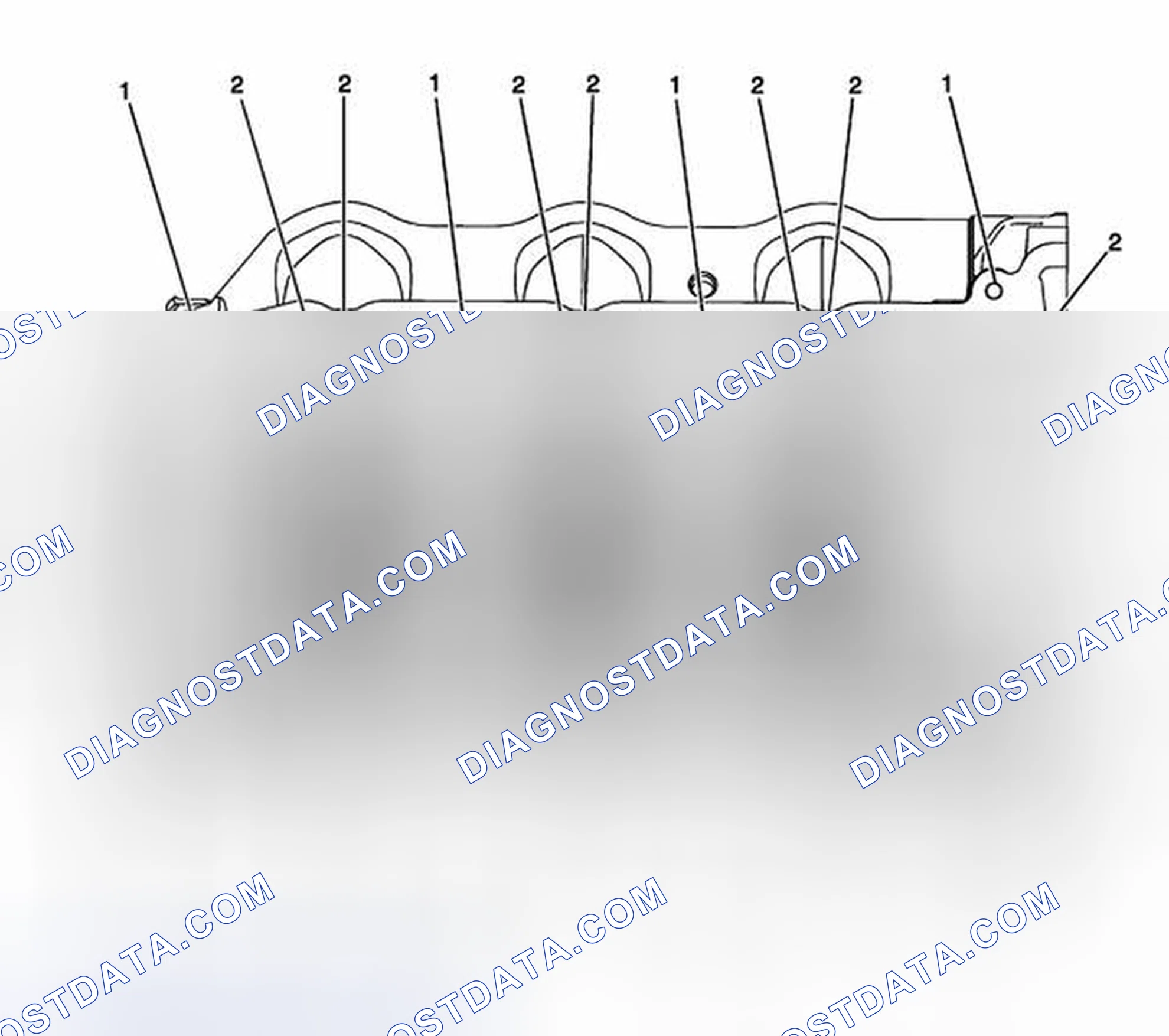 Scheme 197: Right Cylinder Head Camshaft Cover Face