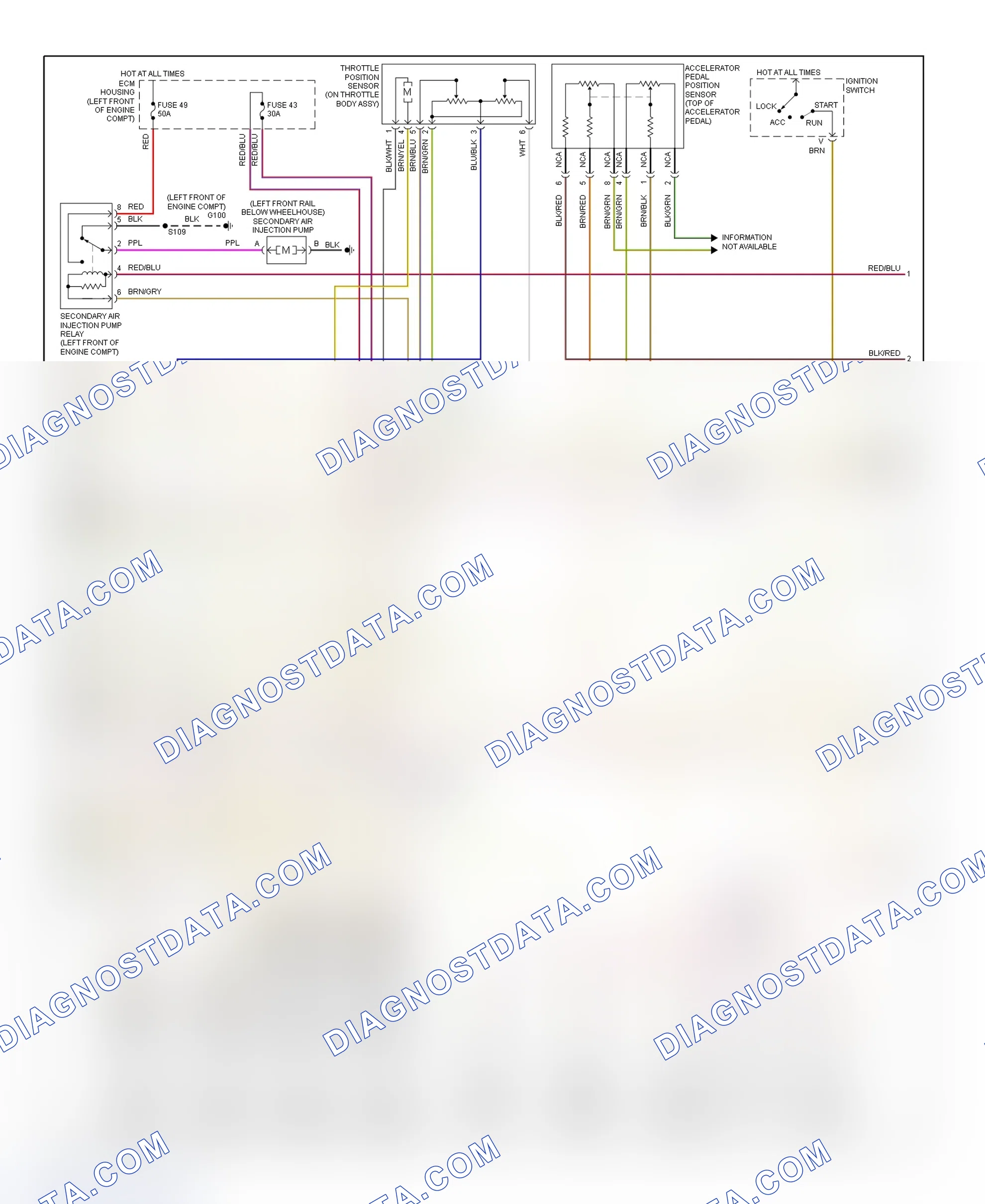 Scheme 32: PCM Wiring Diagram (Catera - 3.0L - 2 Of 3)