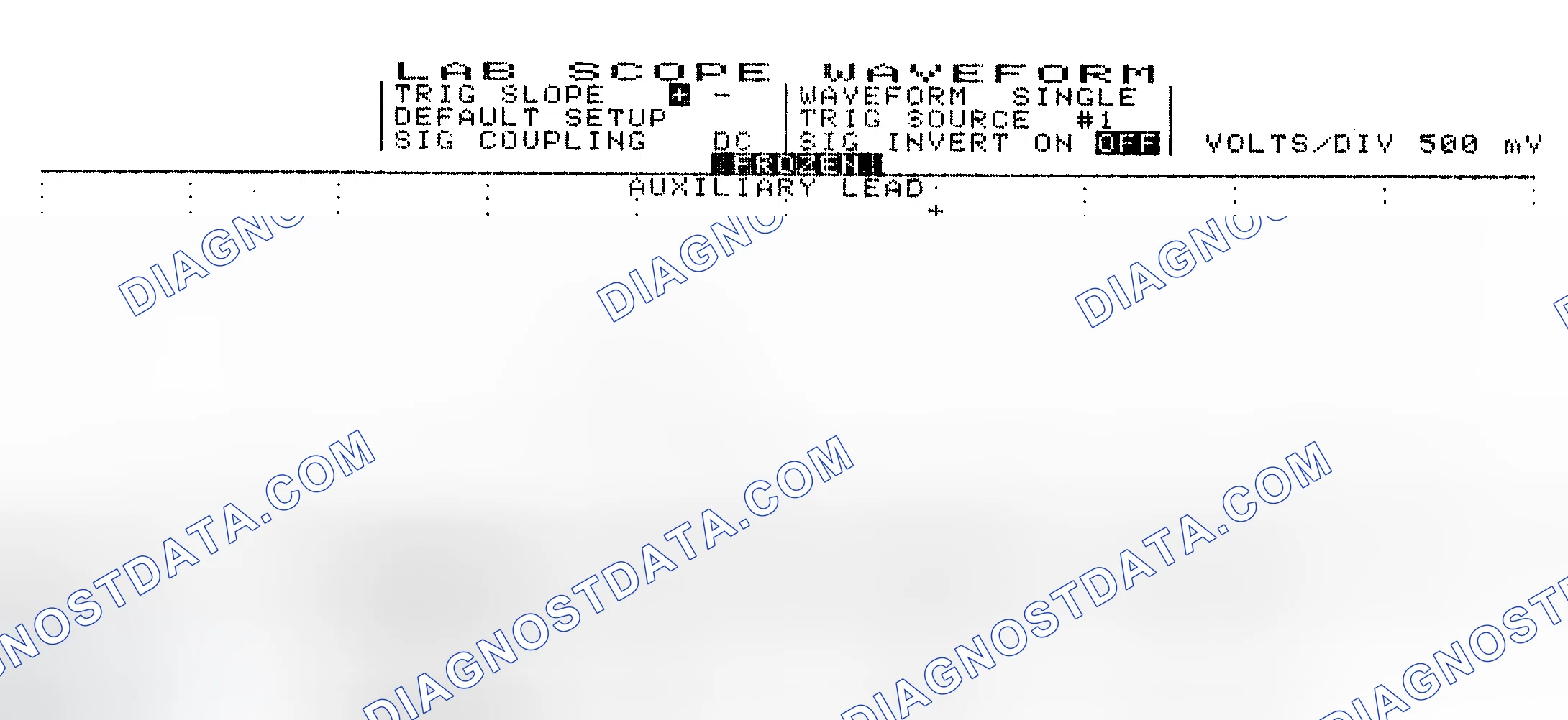 Scheme 10: Single Injector w/Excessive Current Flow - Current Pattern