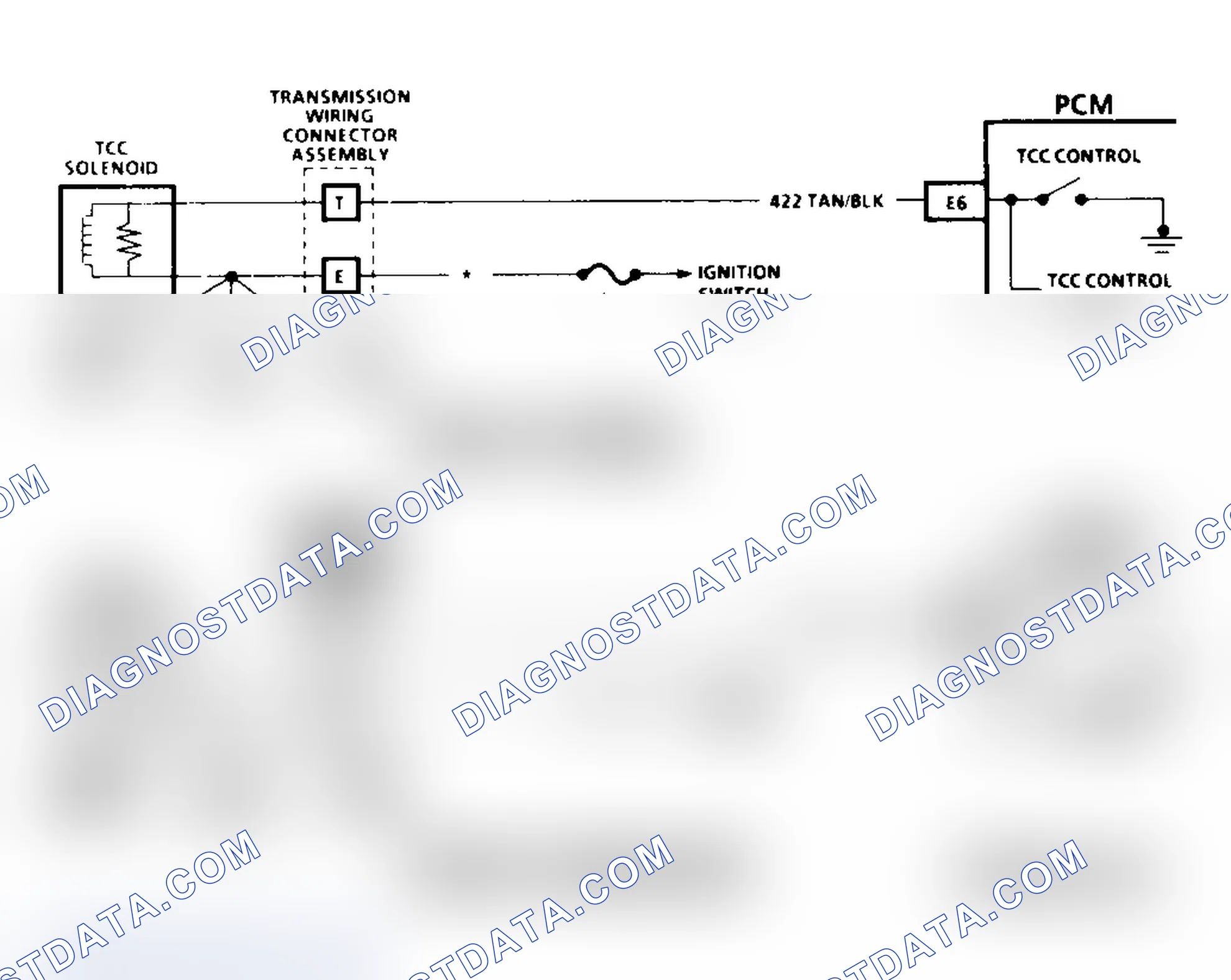 Scheme 442: Code 67 Schematic (4L60-E Gasoline) TCC Solenoid Circuit Check