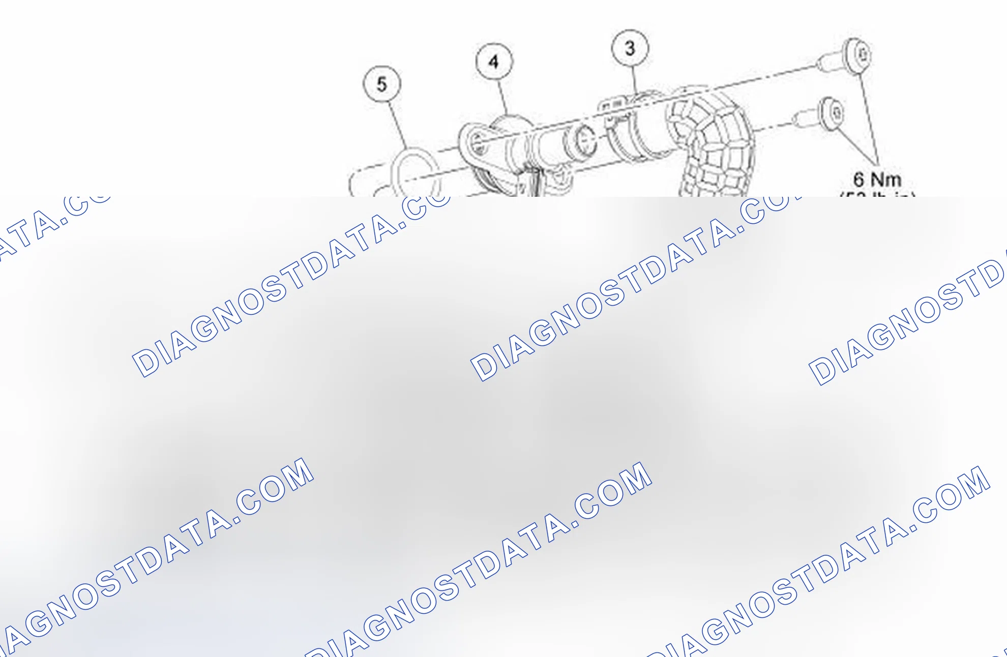 Scheme 4: Positive Crankcase Ventilation (PCV) System Components - Exploded View