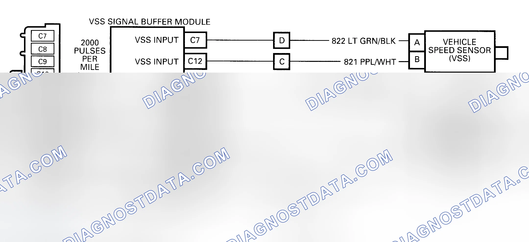 Scheme 69: Code 72 Schematic ("C", "G" & "K" Series) VSS Circuit Loss Transmission Output Signal