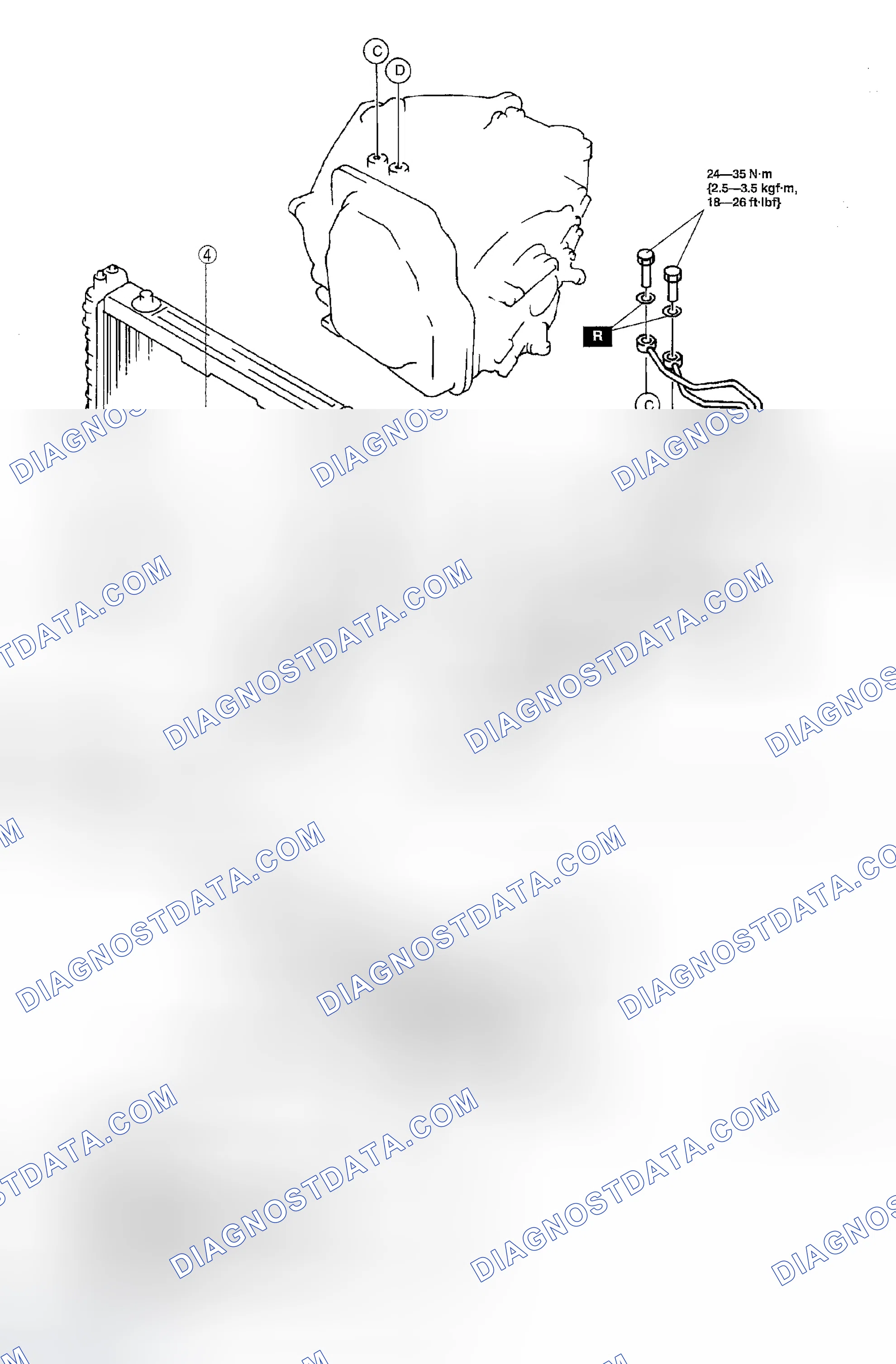 Scheme 249: OIL COOLER REMOVAL/INSTALLATION