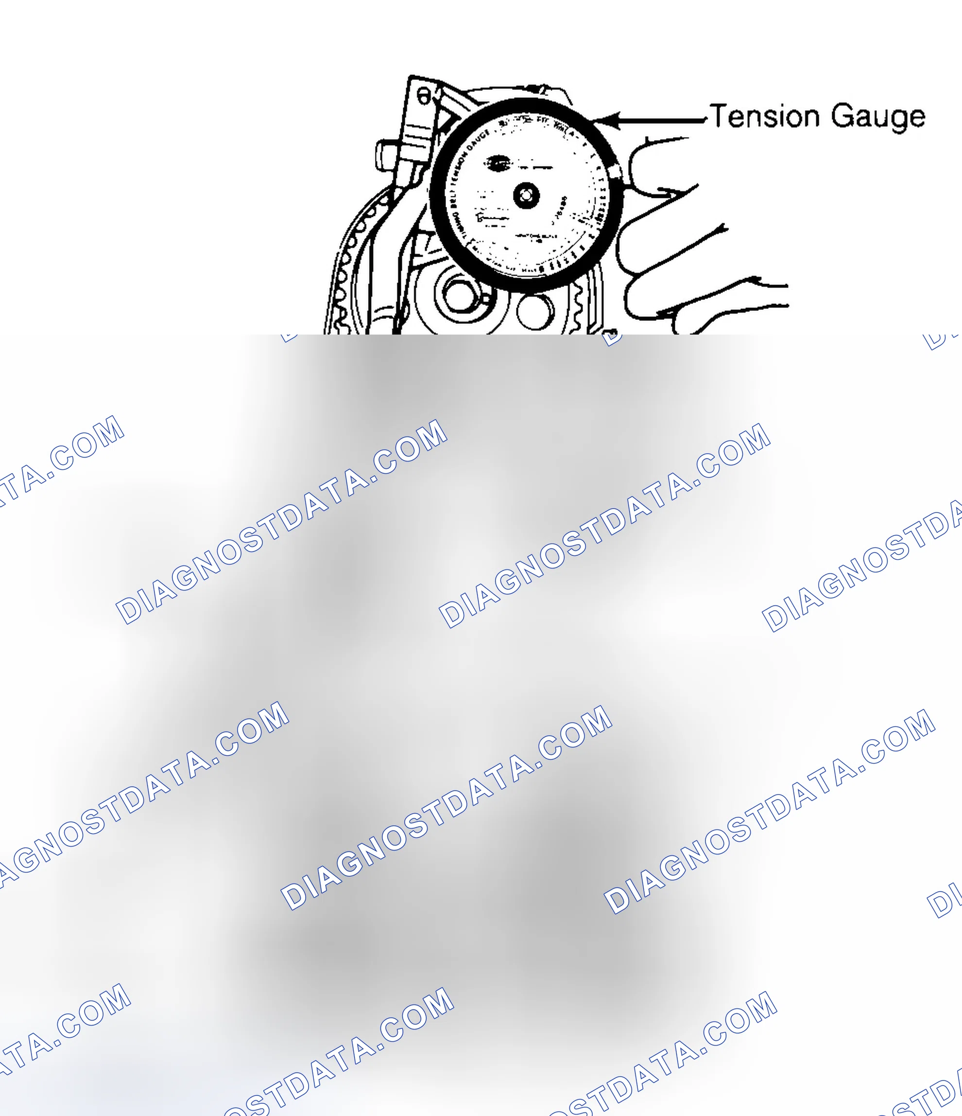 Scheme 3: Adjusting Typical Timing Belt Tension