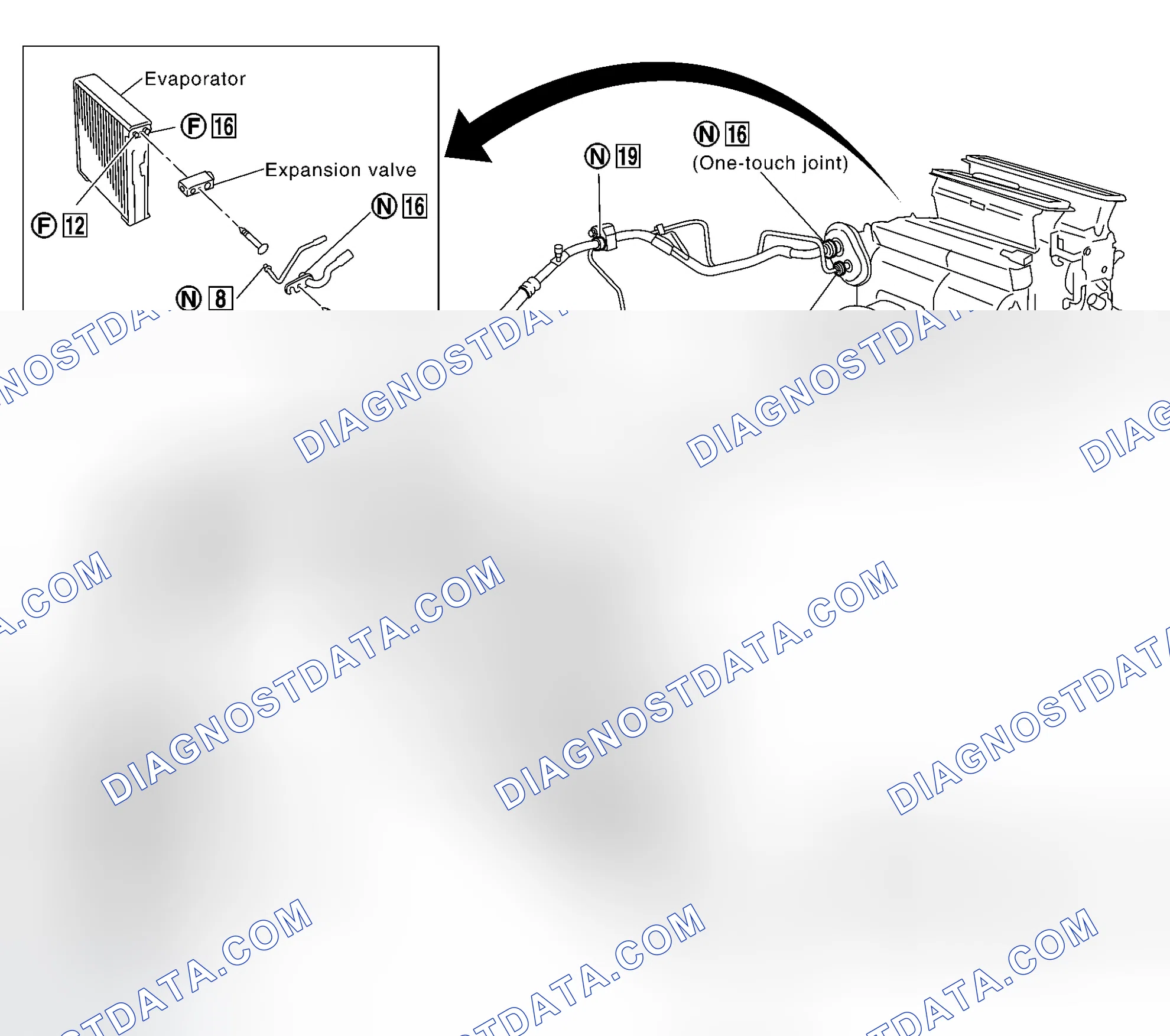 Scheme 6: O-RING AND REFRIGERANT CONNECTION