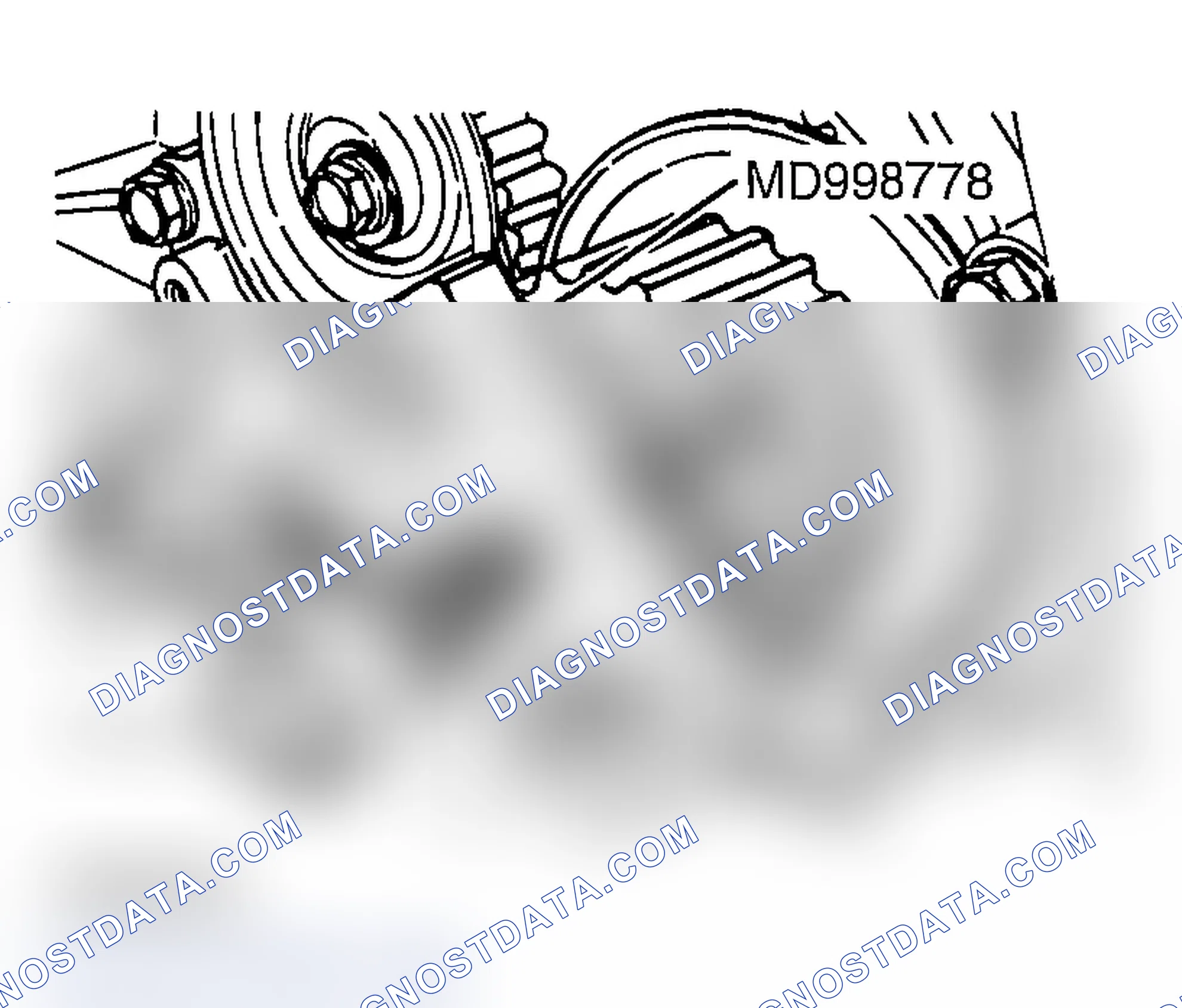 Scheme 918: << D >> CRANKSHAFT SPROCKET REMOVAL