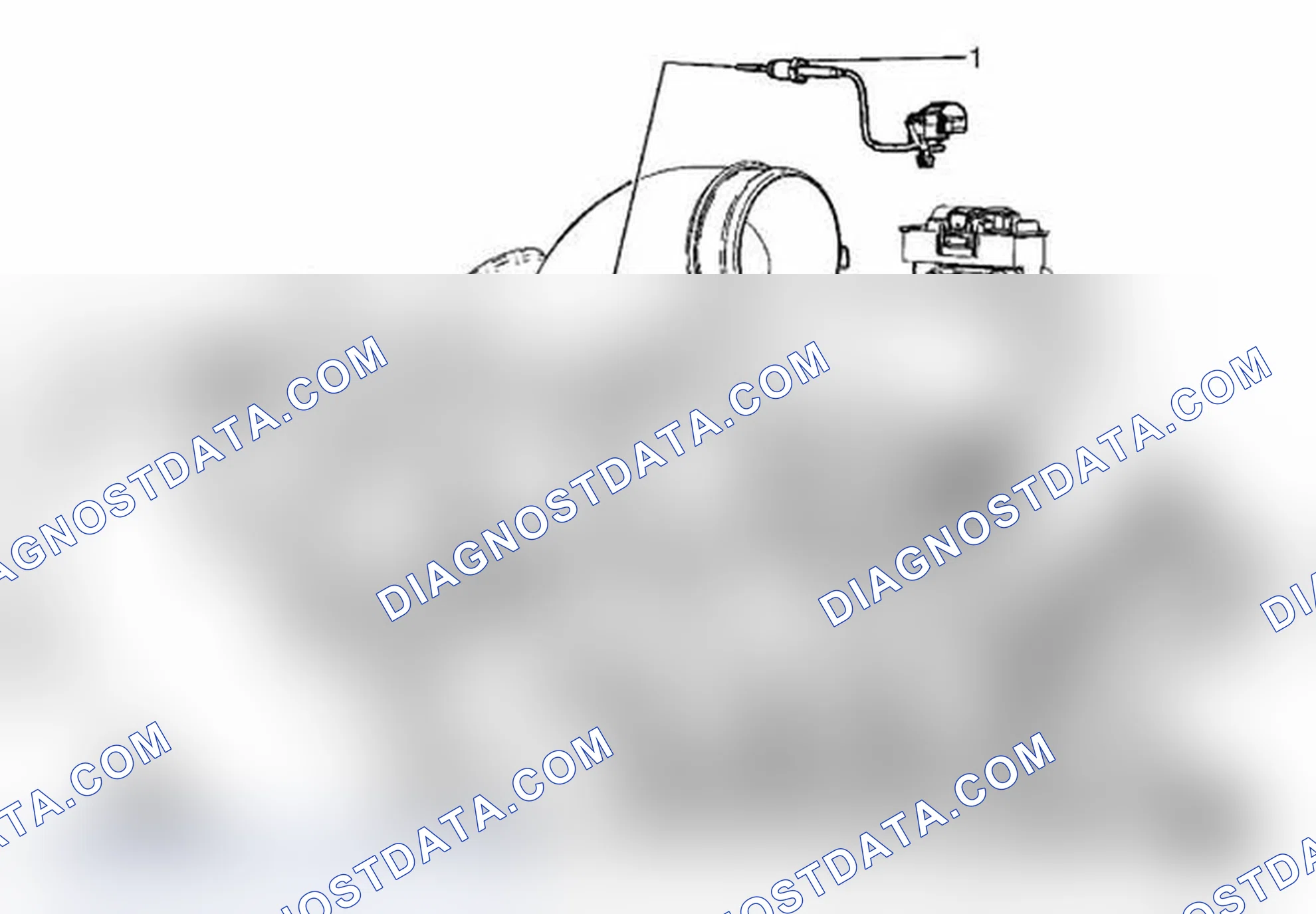 Scheme 4: Exhaust Gas Recirculation Valve Temperature Sensor Replacement - Position 1