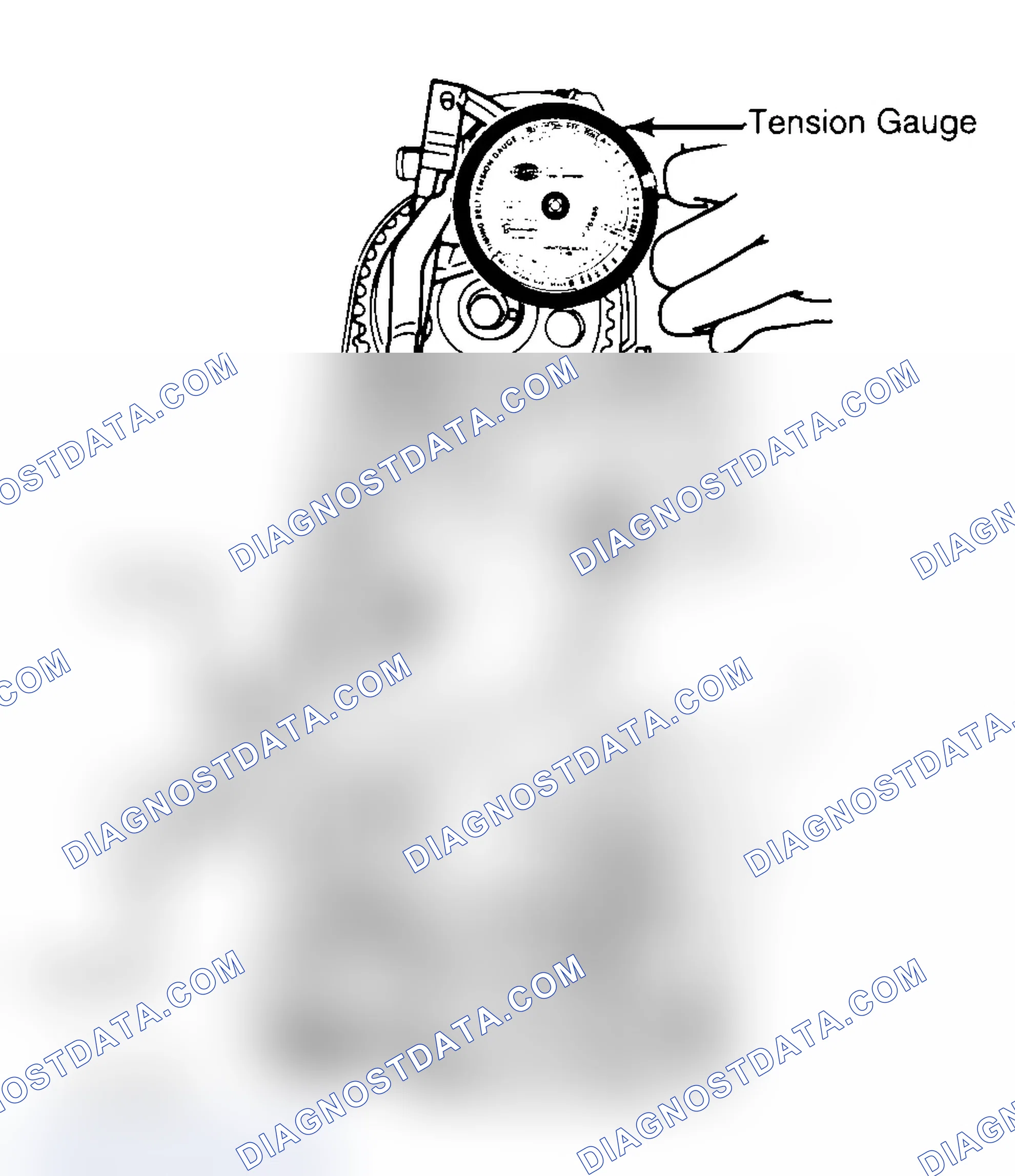 Scheme 28: Adjusting Typical Timing Belt Tension
