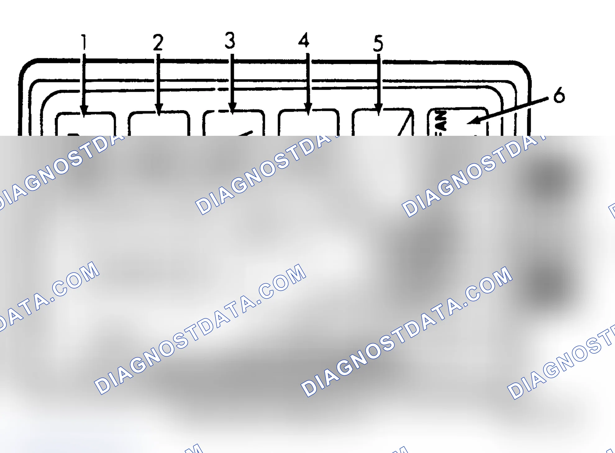 Scheme 7: UNDERHOOD MAIN FUSE PANEL IDENTIFICATION (1.9L ENGINE)
