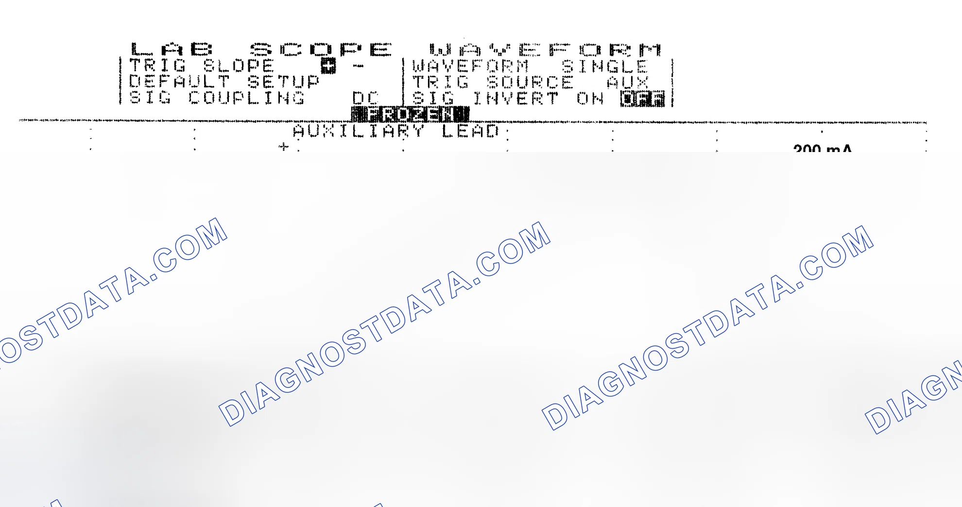 Scheme 13: Single Injector w/Normal Current Flow - Current Pattern