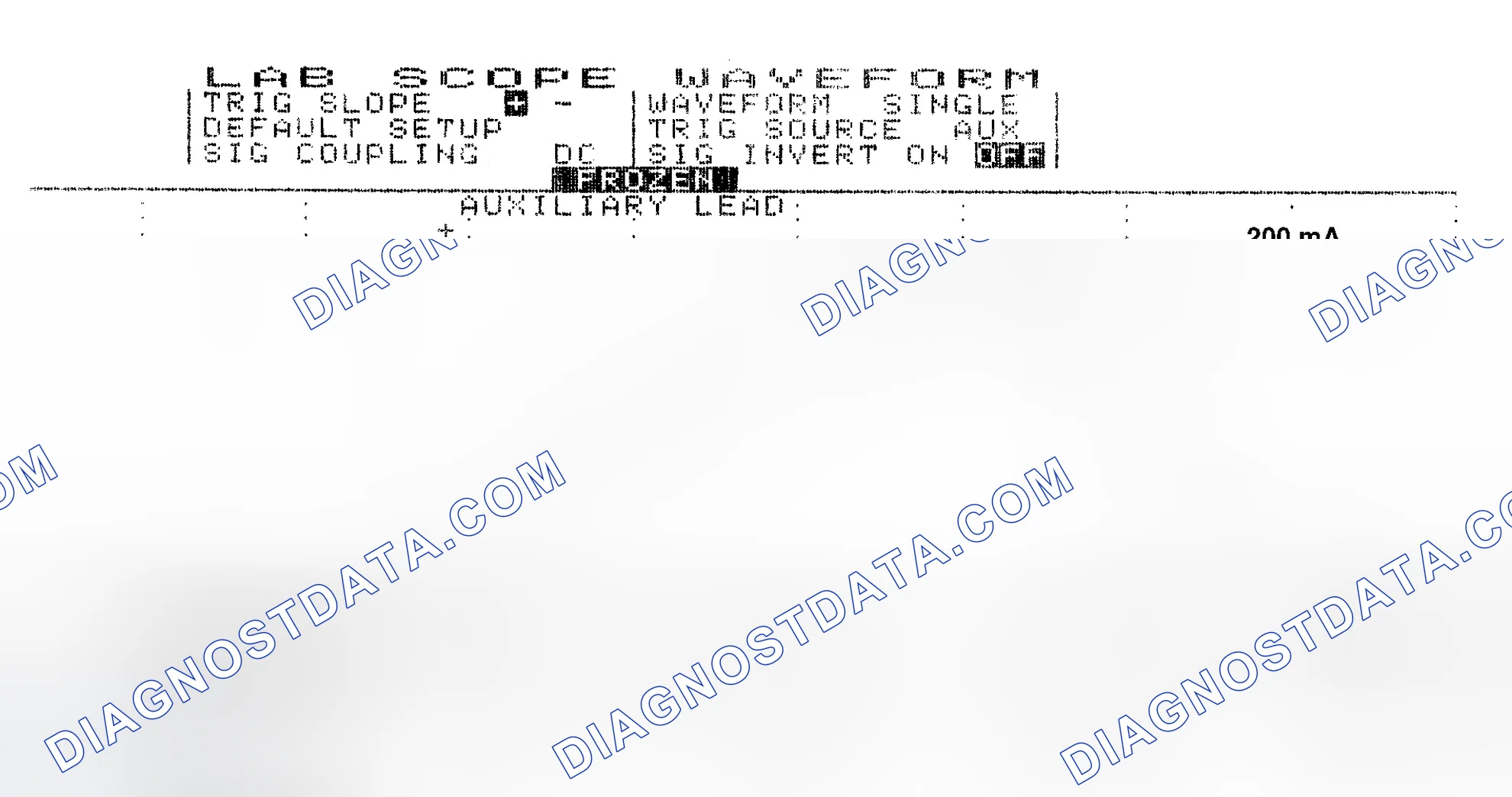 Scheme 13: Single Injector w/Normal Current Flow - Current Pattern