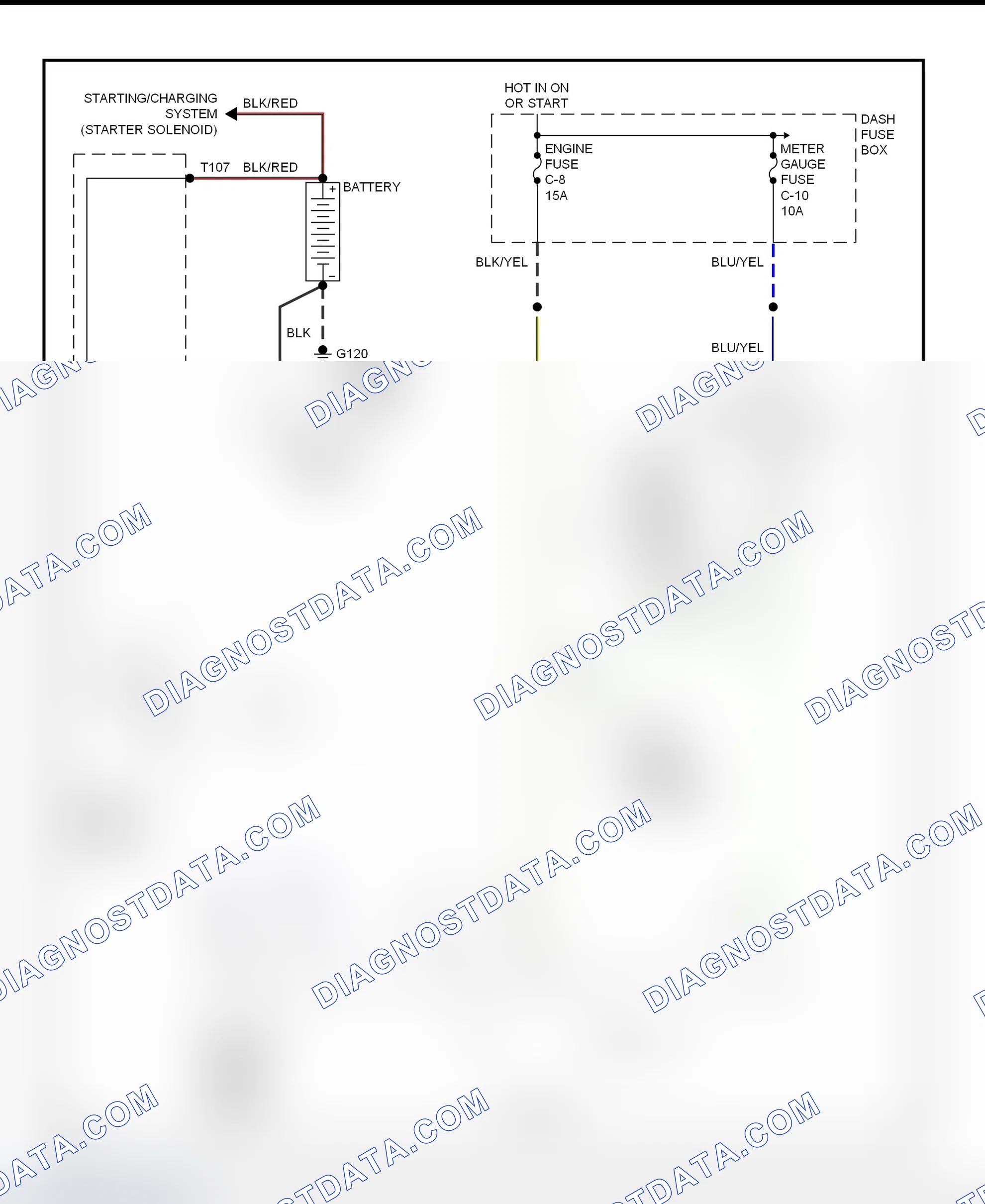 Scheme 7: Charging System Wiring Diagram