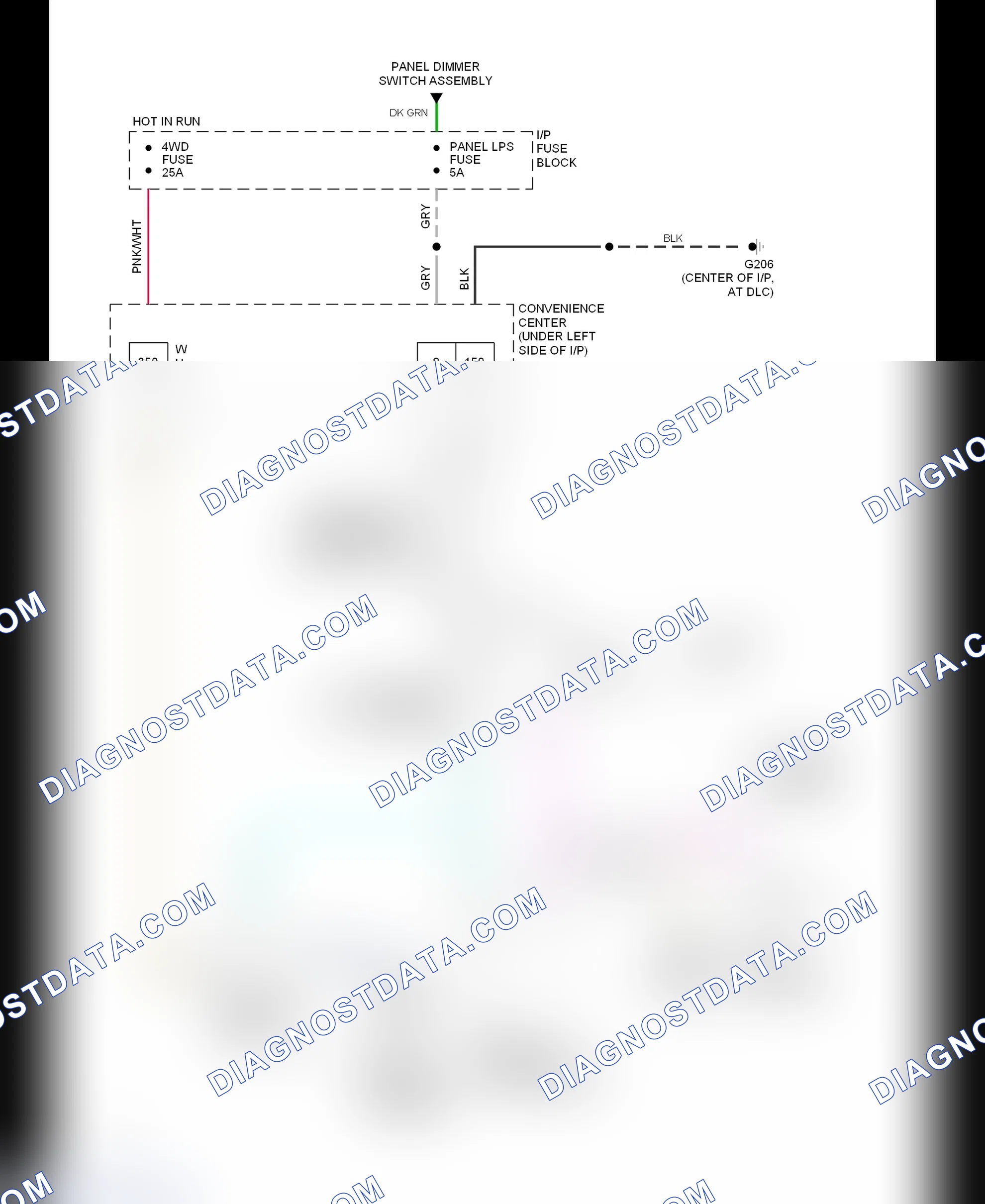 Scheme 8: Transfer Case Circuit (1993 H/D 4-Speed A/T)