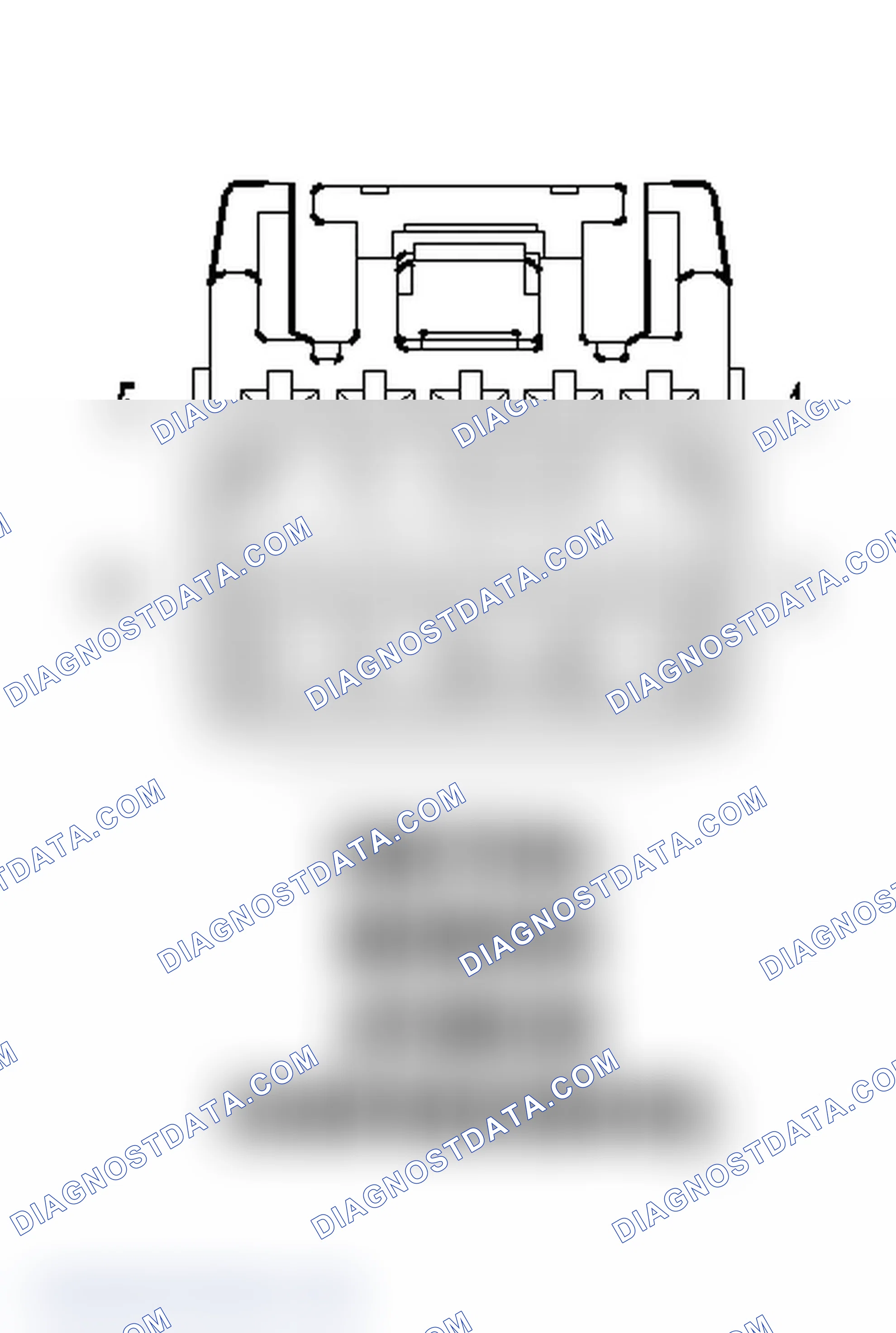 Scheme 67: Mirror Switch (Power Convenience) Connector End View