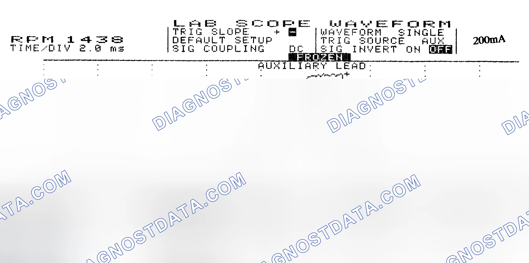 Scheme 15: Single Injector w/Normal Current Flow - Current Pattern