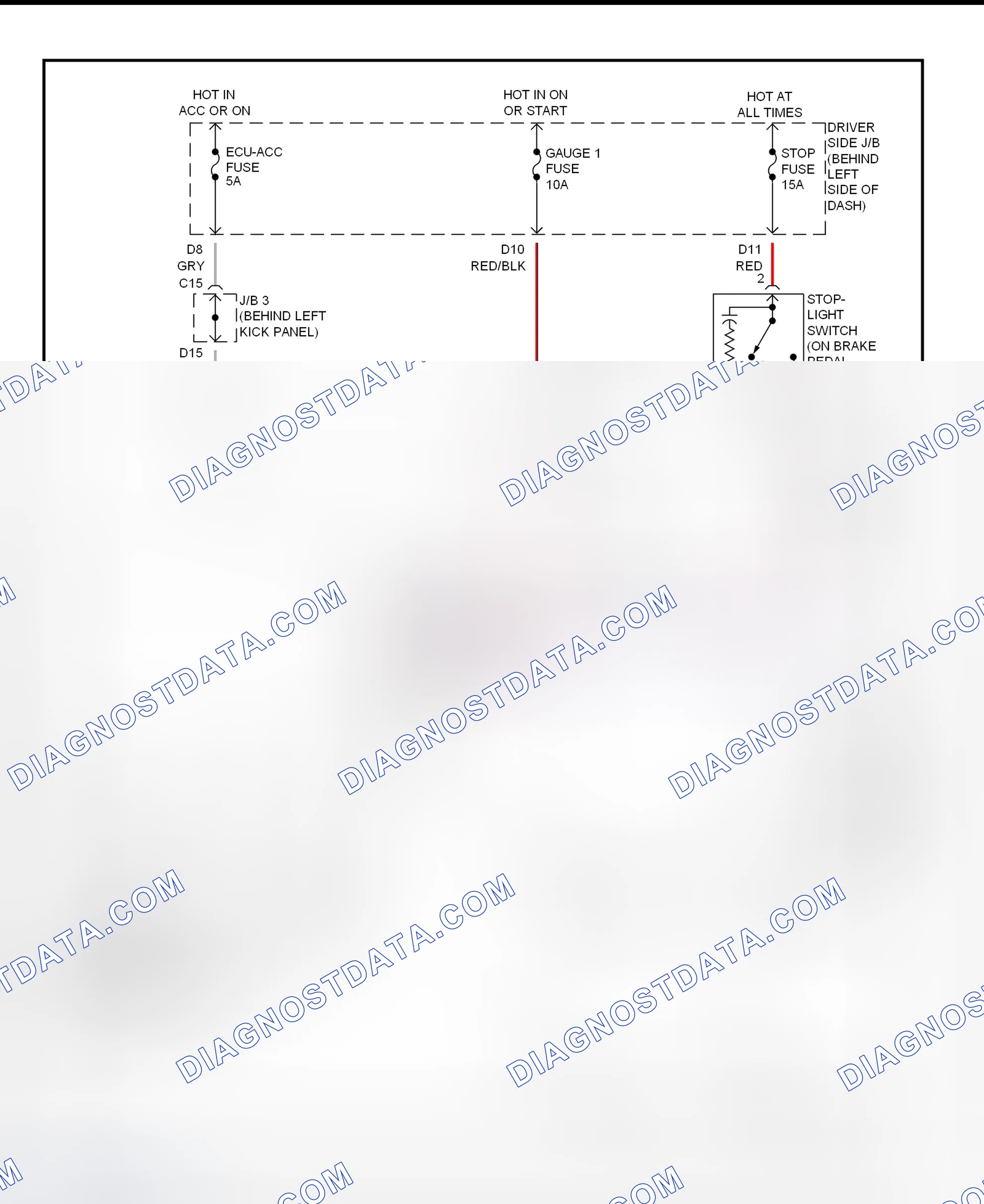 Scheme 118: Shift Lock System Wiring Diagram (Toyota Avalon)