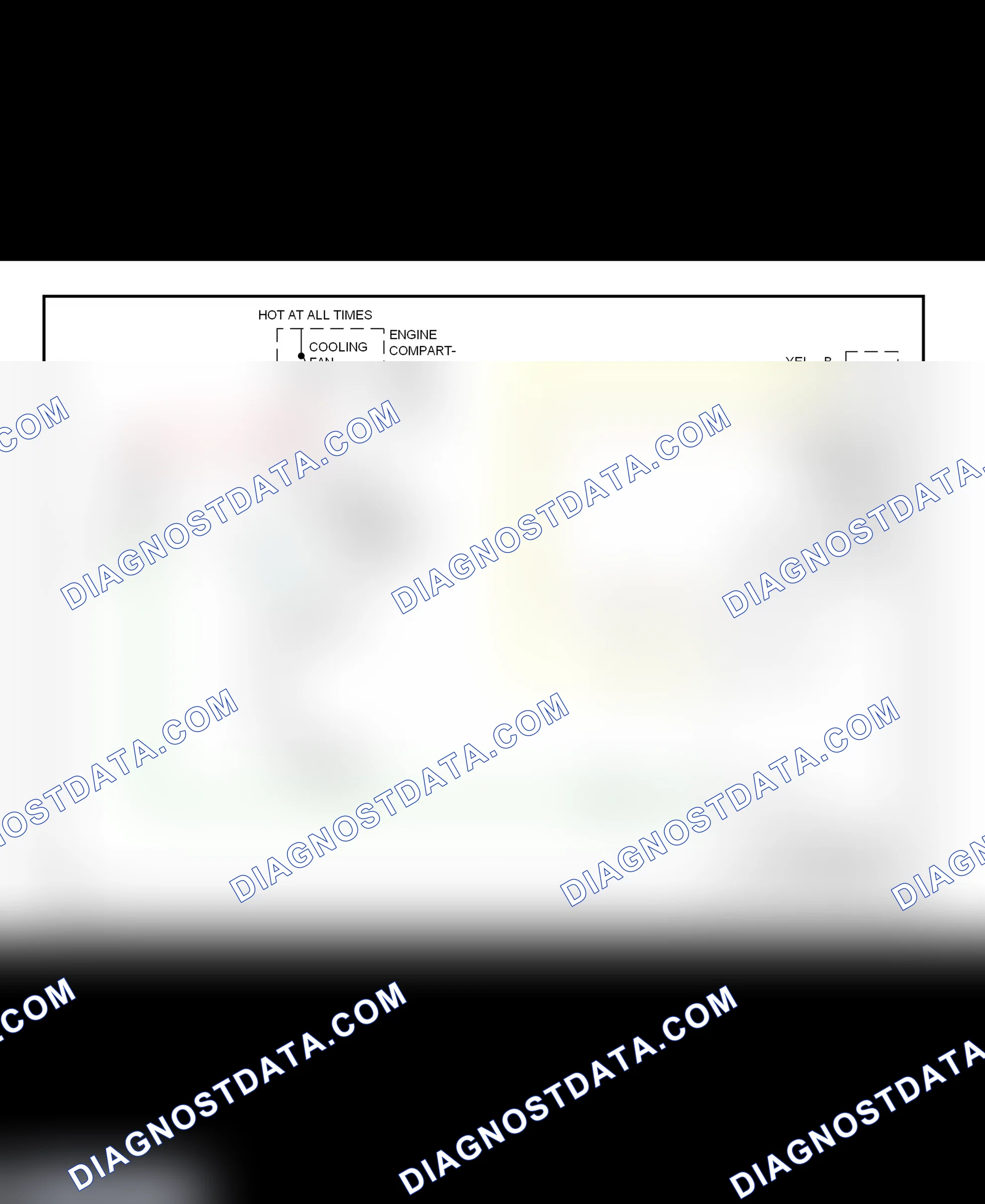 Scheme 10: Cooling Fan System Wiring Diagram (1998-99 Cavalier & Sunfire)
