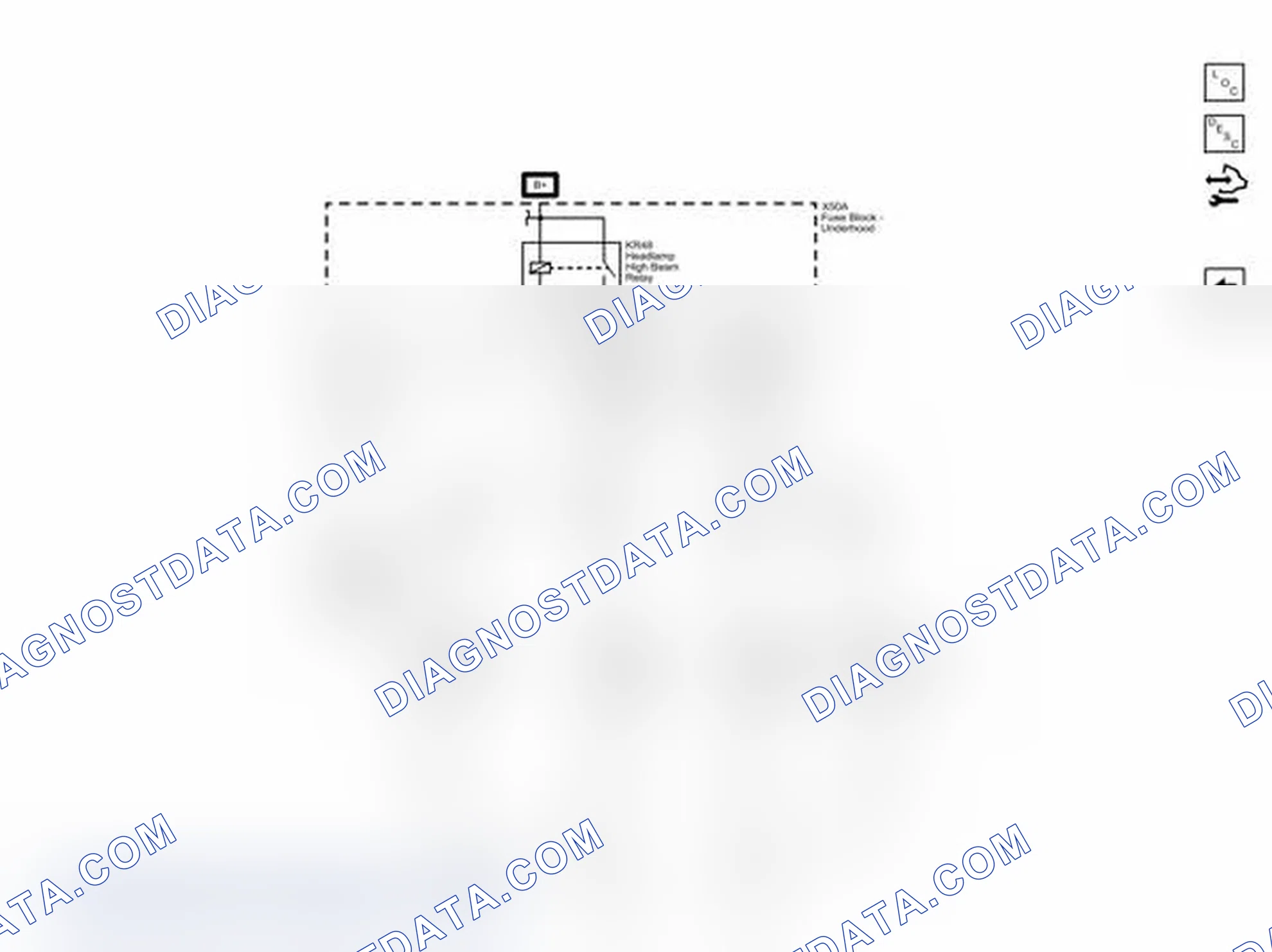 Scheme 3: High Beams Wiring Schematics