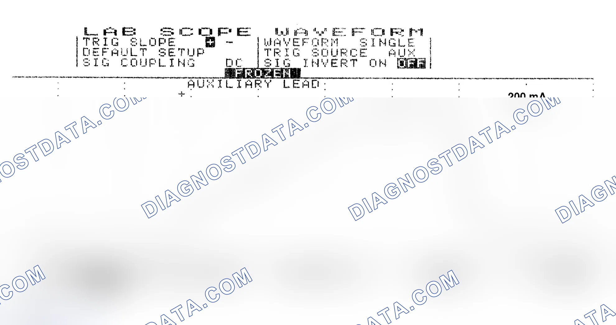 Scheme 13: Single Injector w/Normal Current Flow - Current Pattern
