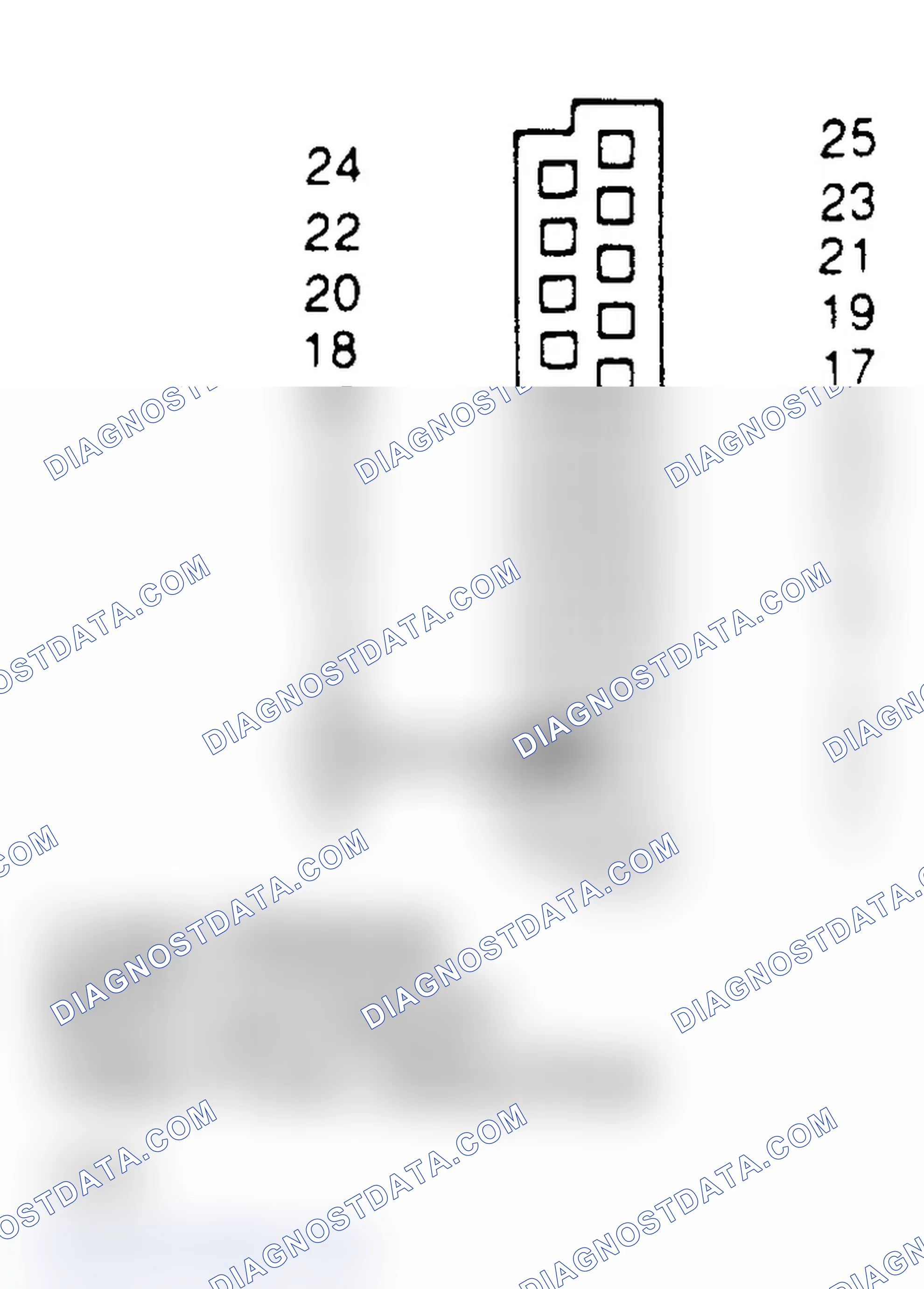 Scheme 145: Logic Module Blue Connector View From Wire End