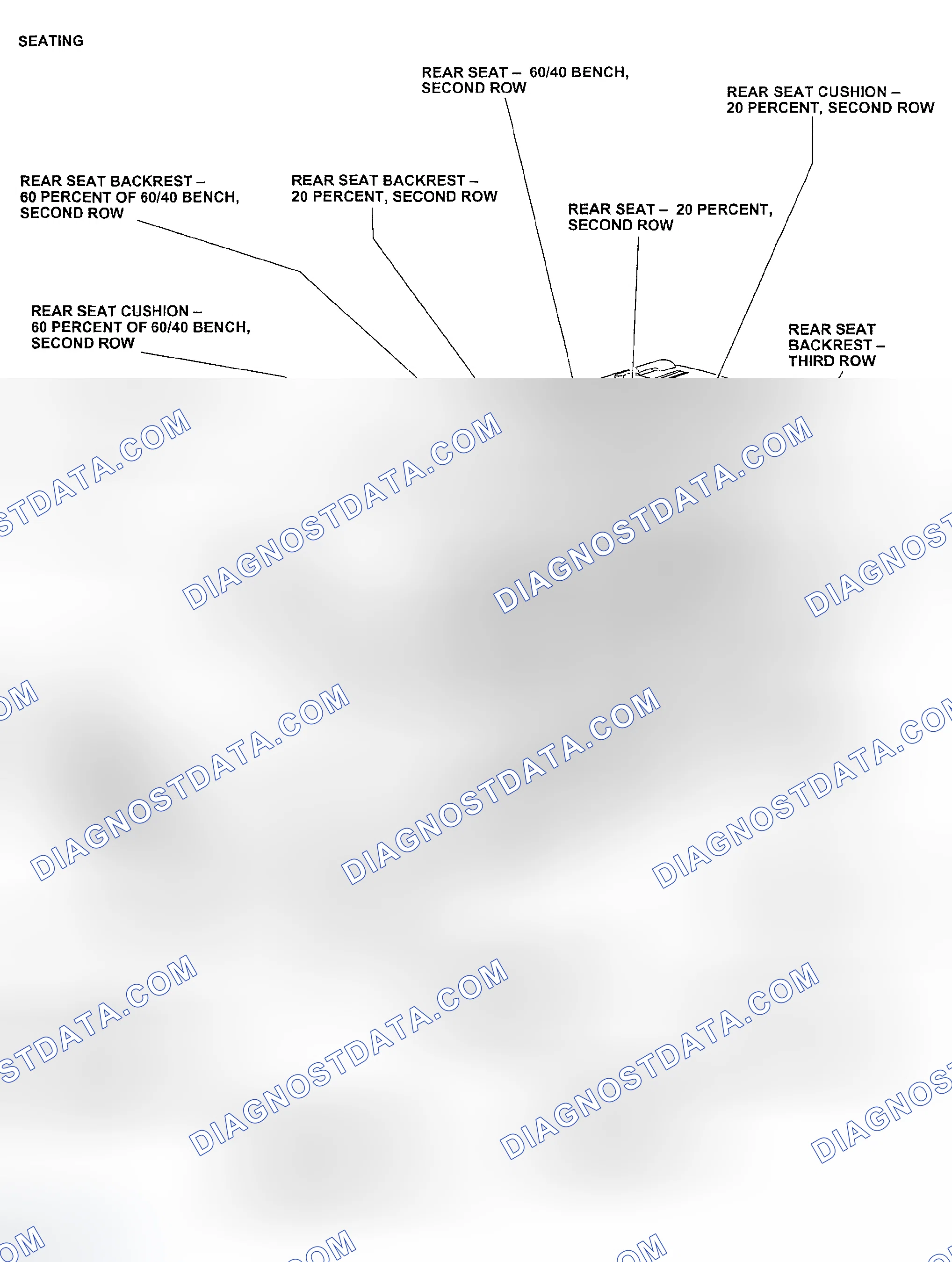 Scheme 1: SEAT COMPONENT LOCATION INDEX