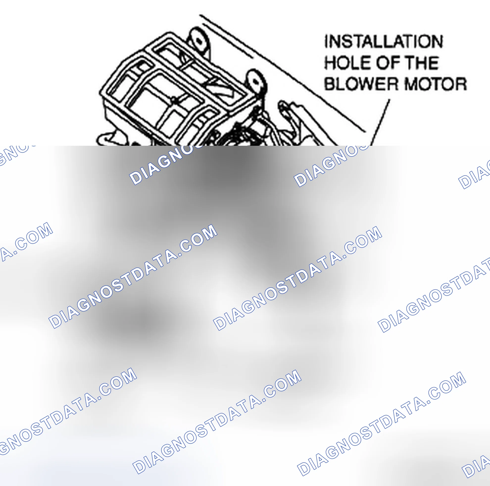 Scheme 69: AIR MIX ACTUATOR REMOVAL/INSTALLATION