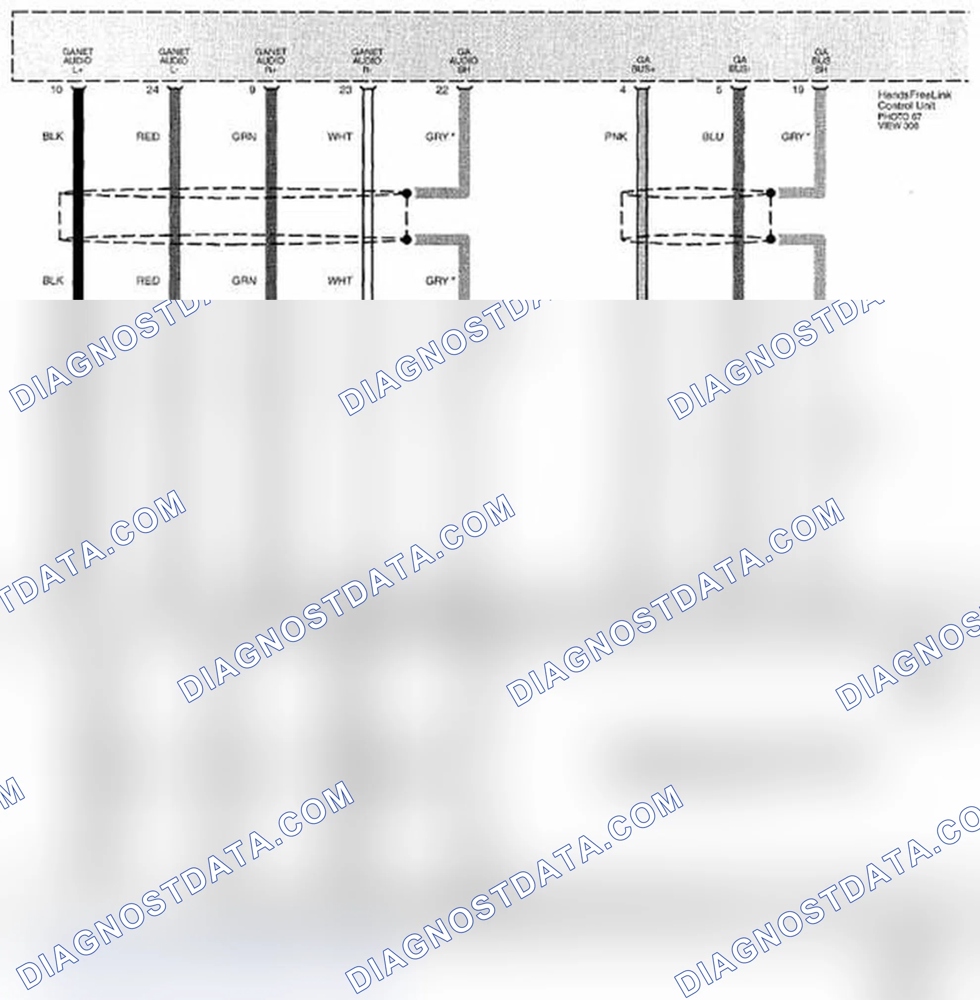 Scheme 442: Audio System Circuit Diagram - Navigation (Page 150-21)
