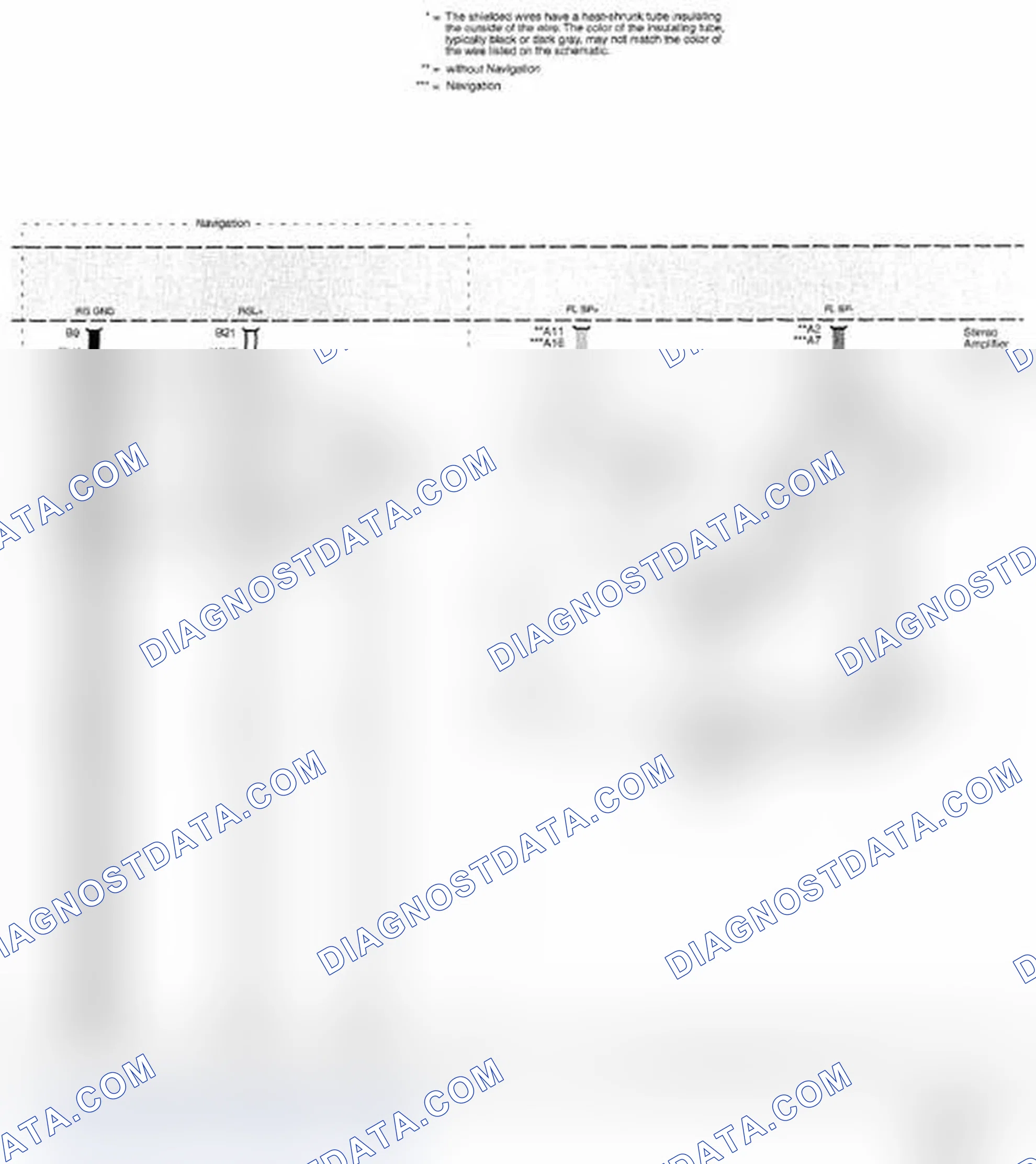 Scheme 465: HFL System (HandsFreeLink) Circuit Diagram (Page 152-11)