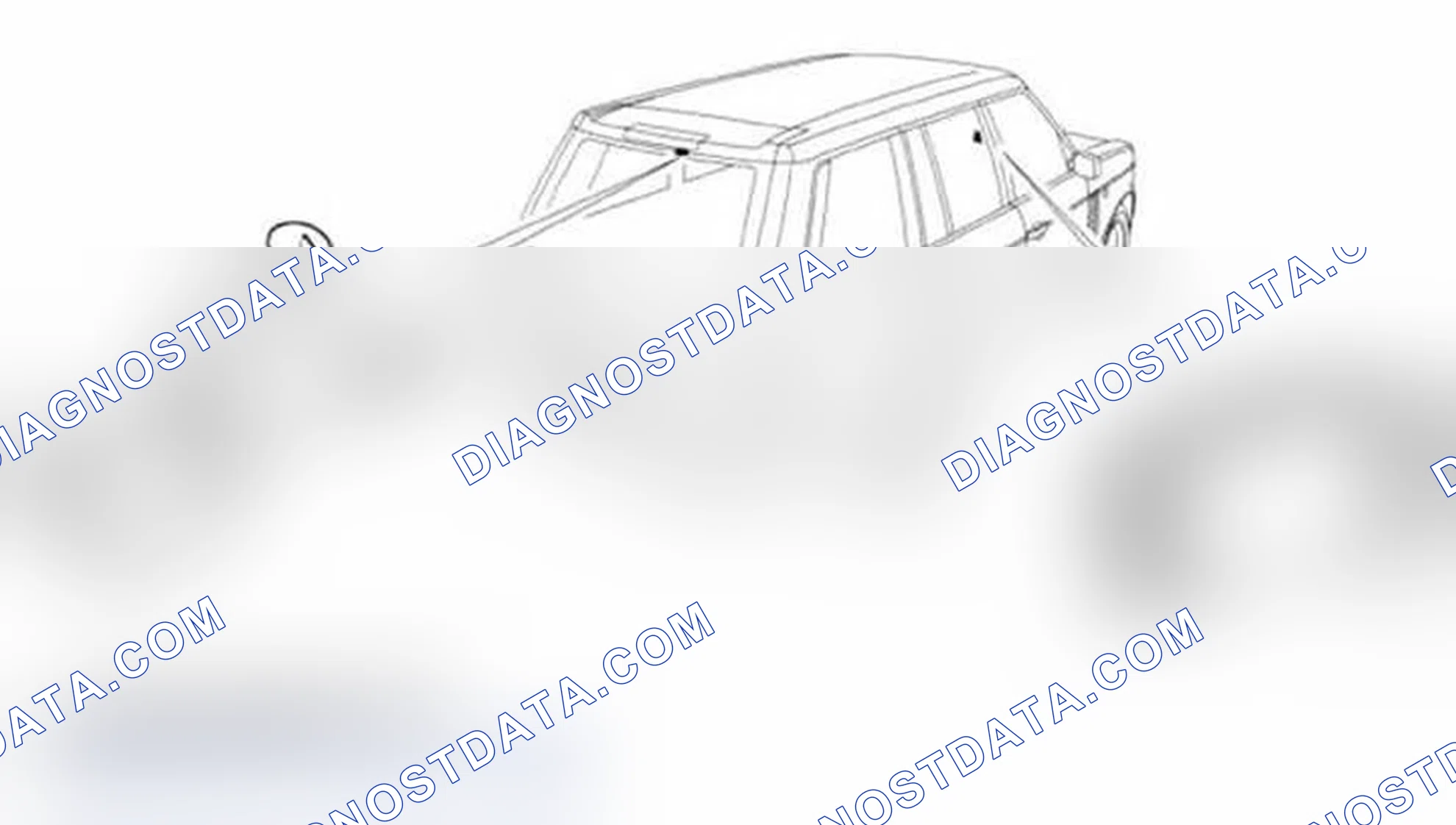 Scheme 44: Rear View Camera (RVC) Component Location (From 2005MY)