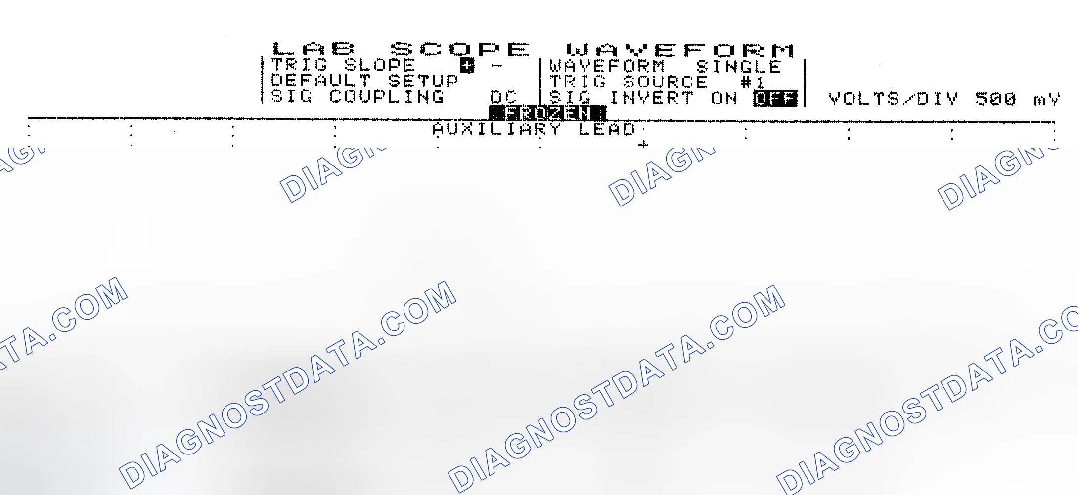 Scheme 10: Single Injector w/Excessive Current Flow - Current Pattern