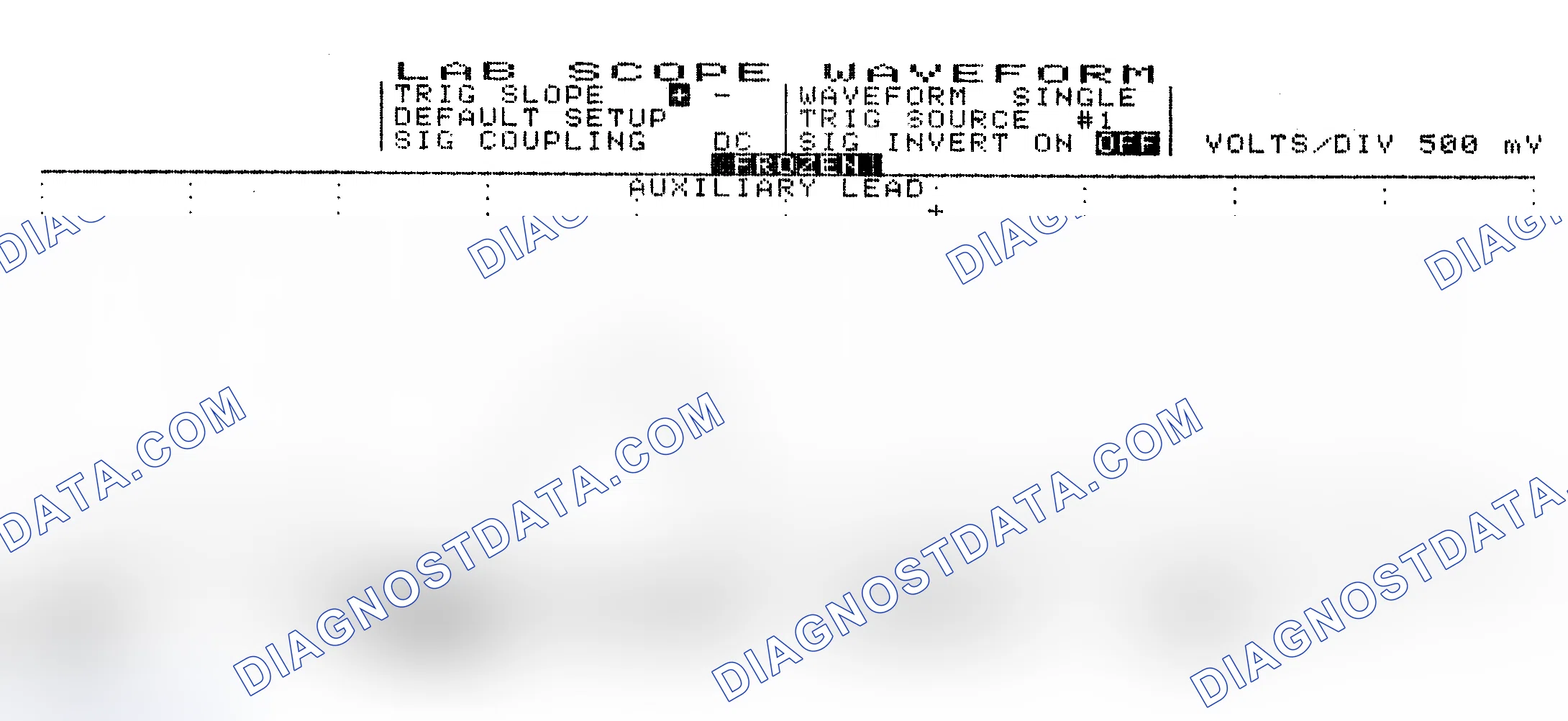 Scheme 10: Single Injector w/Excessive Current Flow - Current Pattern