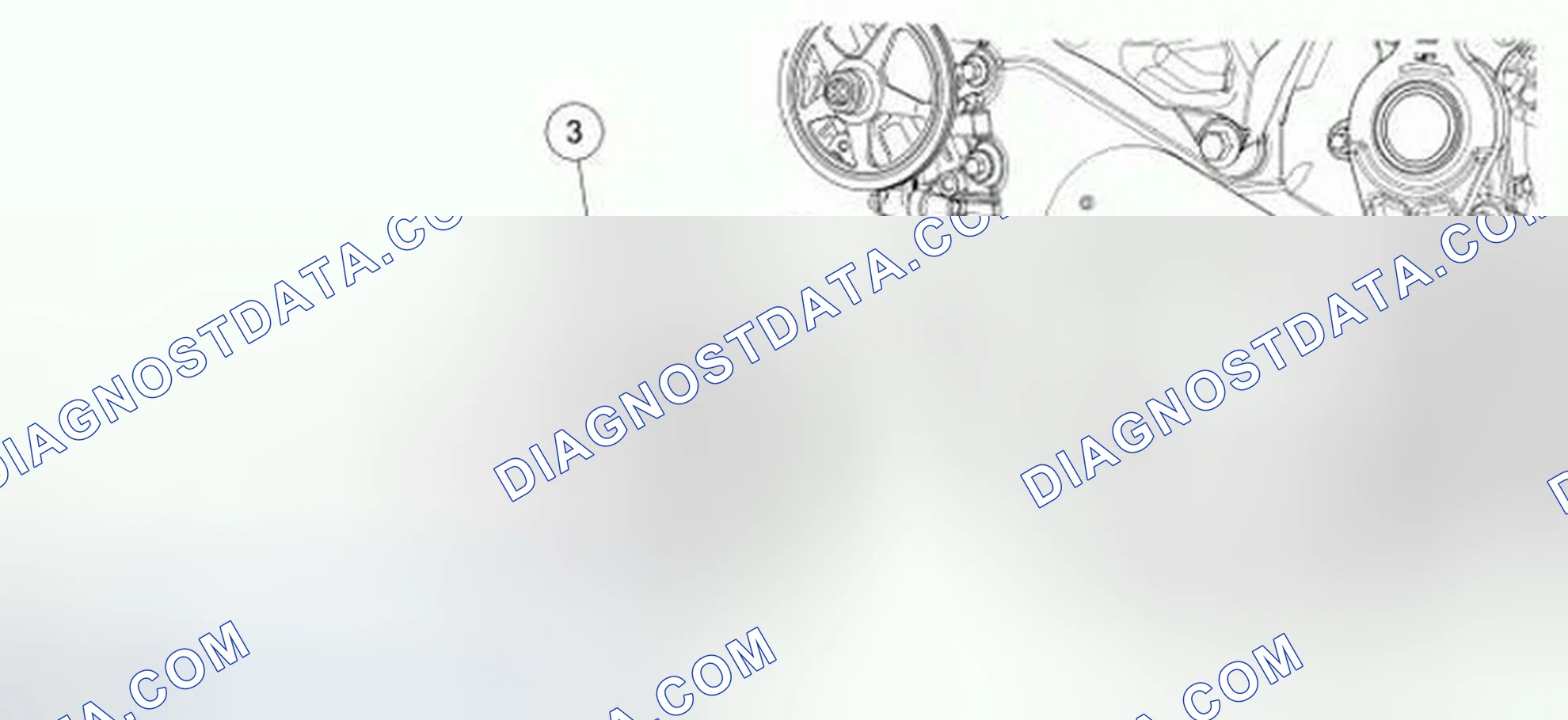Scheme 10: Lower End Components - Exploded View, Crankshaft Pulley and Crankshaft Front Seal