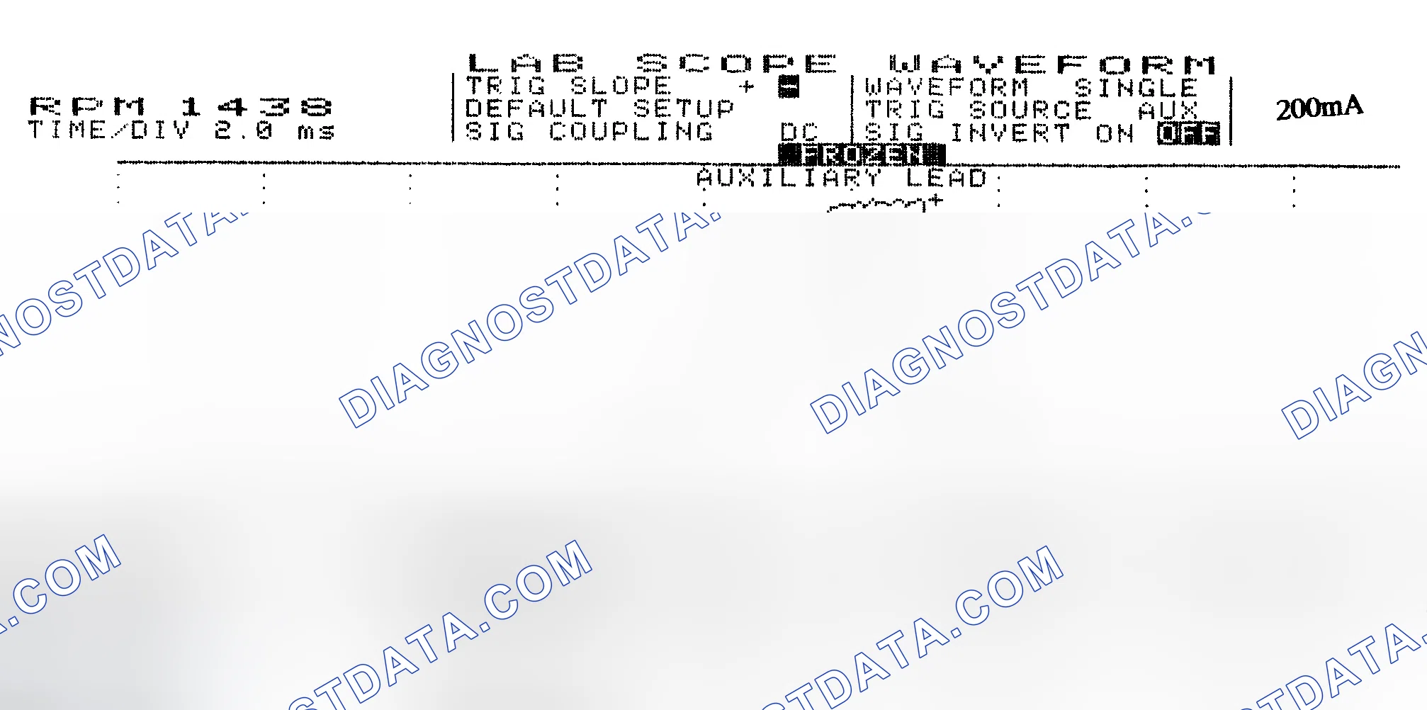 Scheme 15: Single Injector w/Normal Current Flow - Current Pattern
