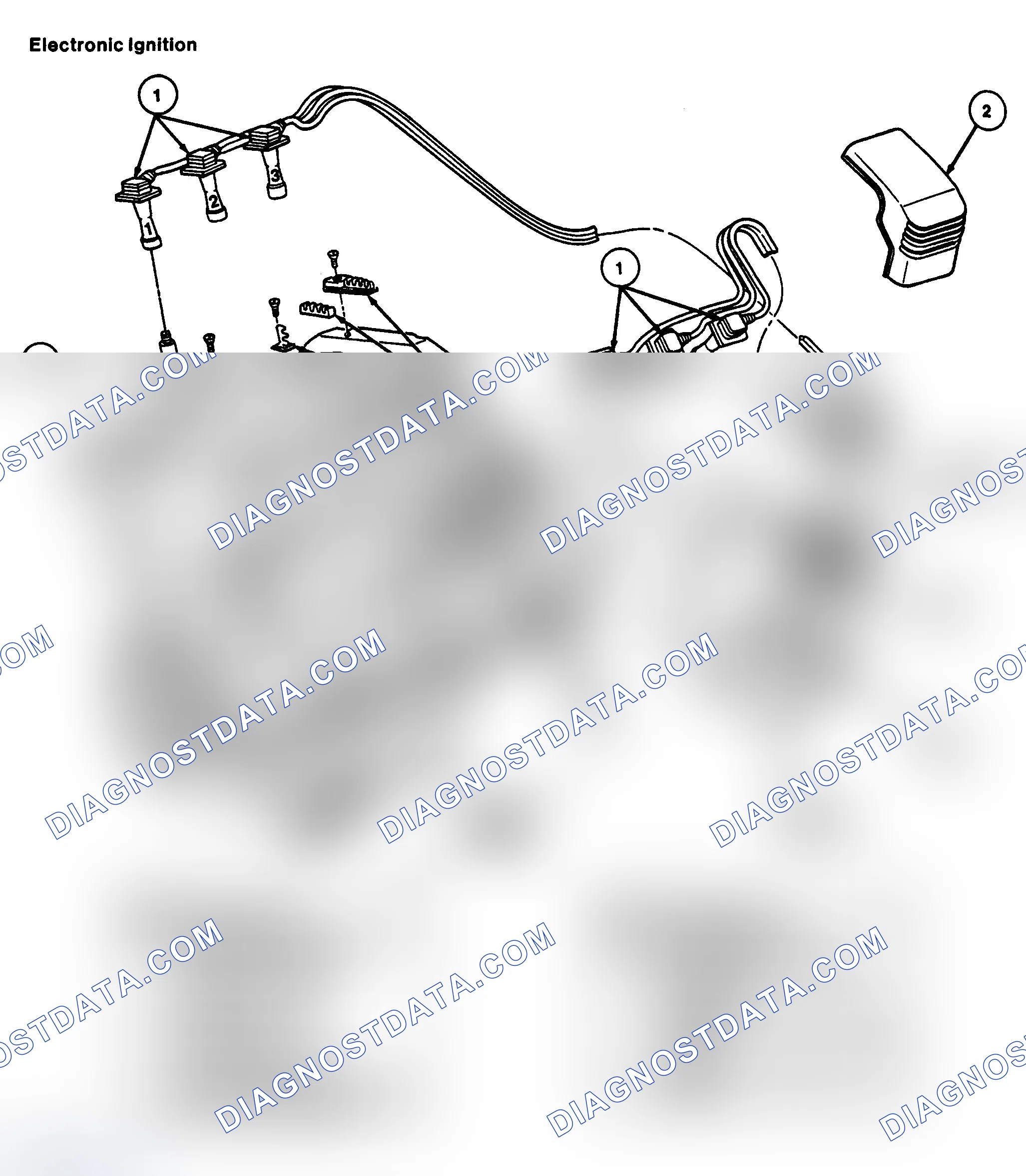 Scheme 4: Spark Plug Wire Routing (3.0L SHO & 3.2L SHO)