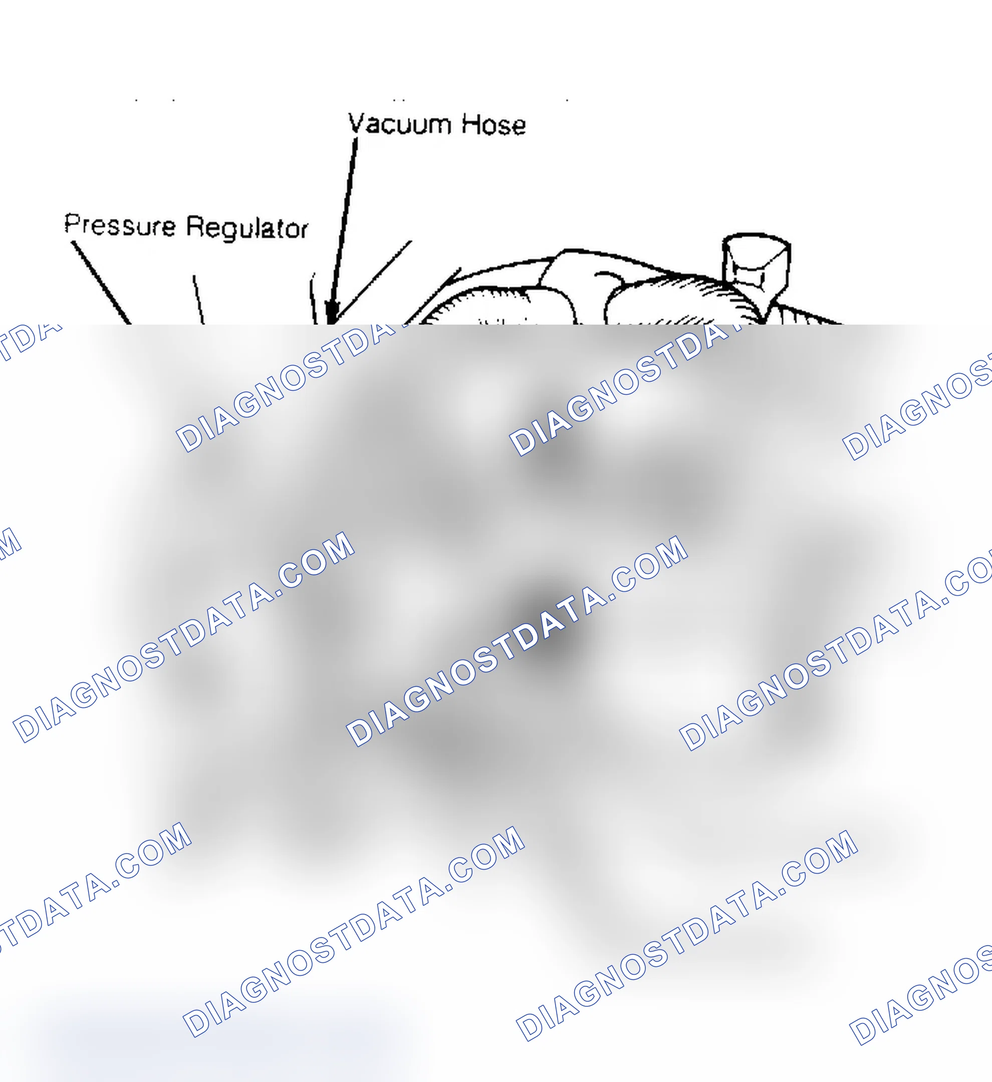 Scheme 65: Fuel Pressure Test Locations for 4.0L Models