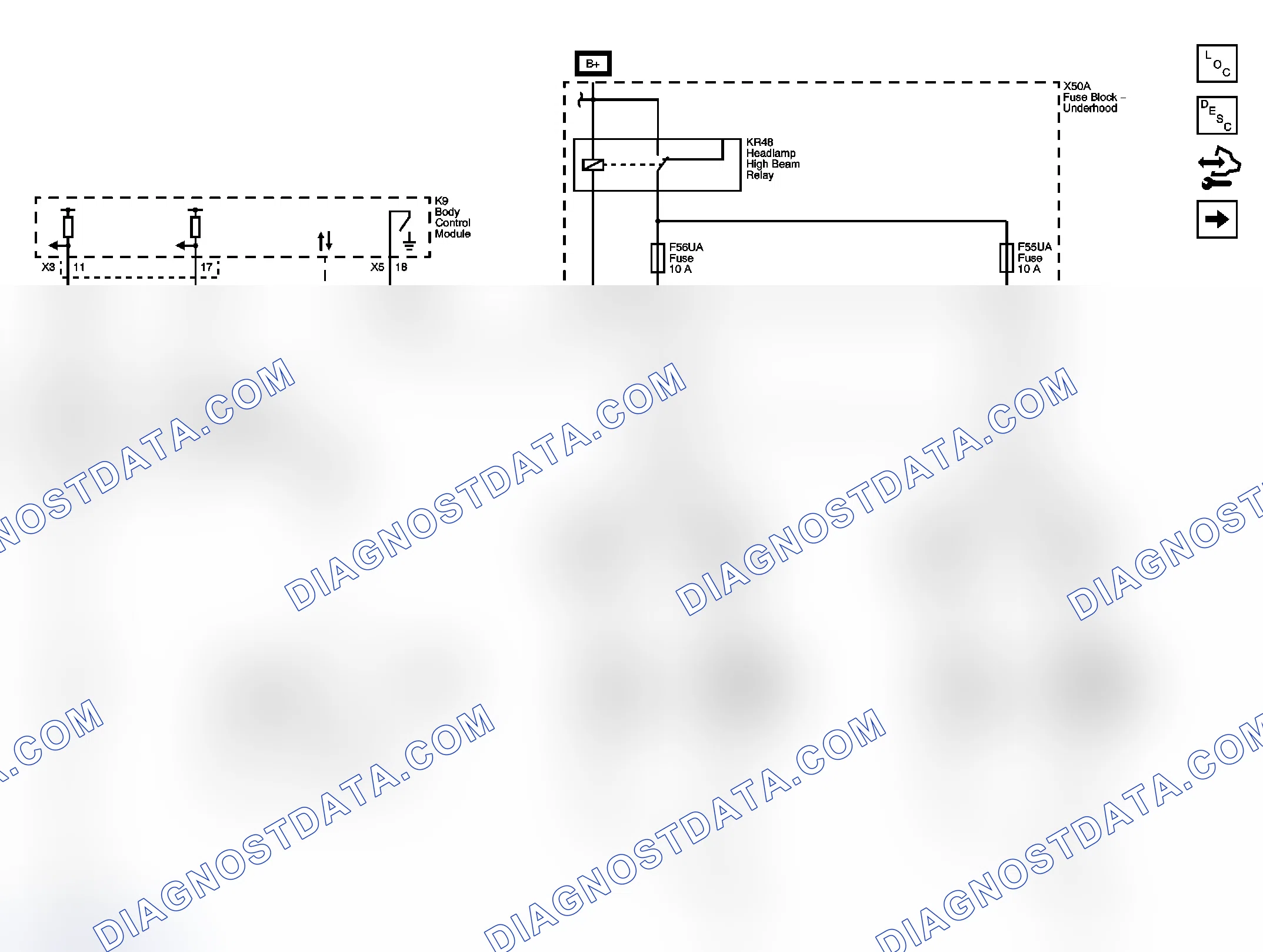 Scheme 1: Headlights/Daytime Running Lights (DRL) Schematics