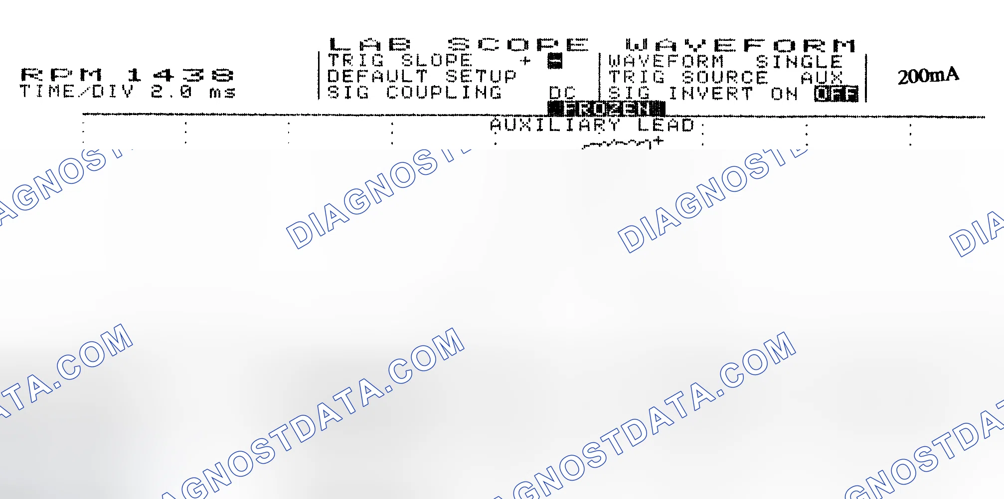 Scheme 15: Single Injector w/Normal Current Flow - Current Pattern