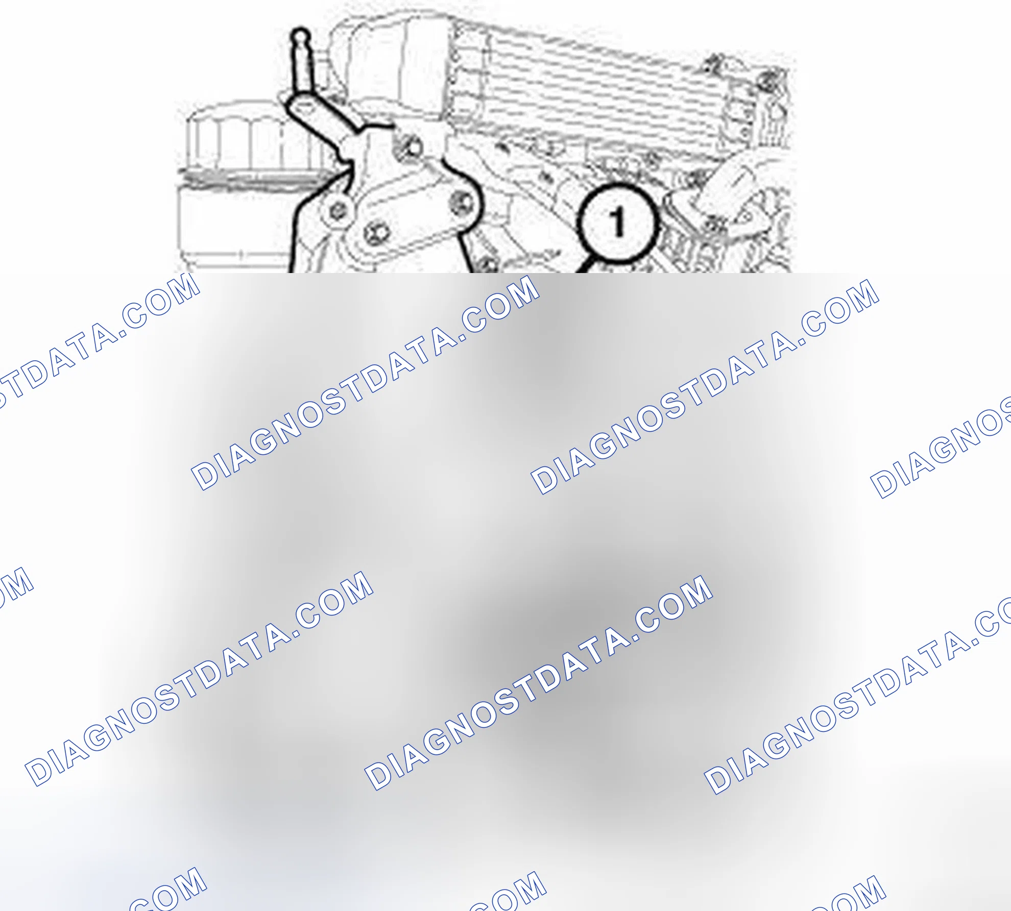 Scheme 3: ACCESSORY CARRIER BRACKET REMOVAL - DIESEL ENGINE